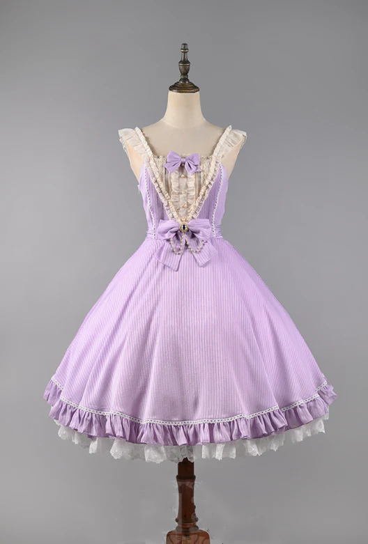 Midsummer Star - Foil Printing Lolita JSK Dress Solid Color - Image 14