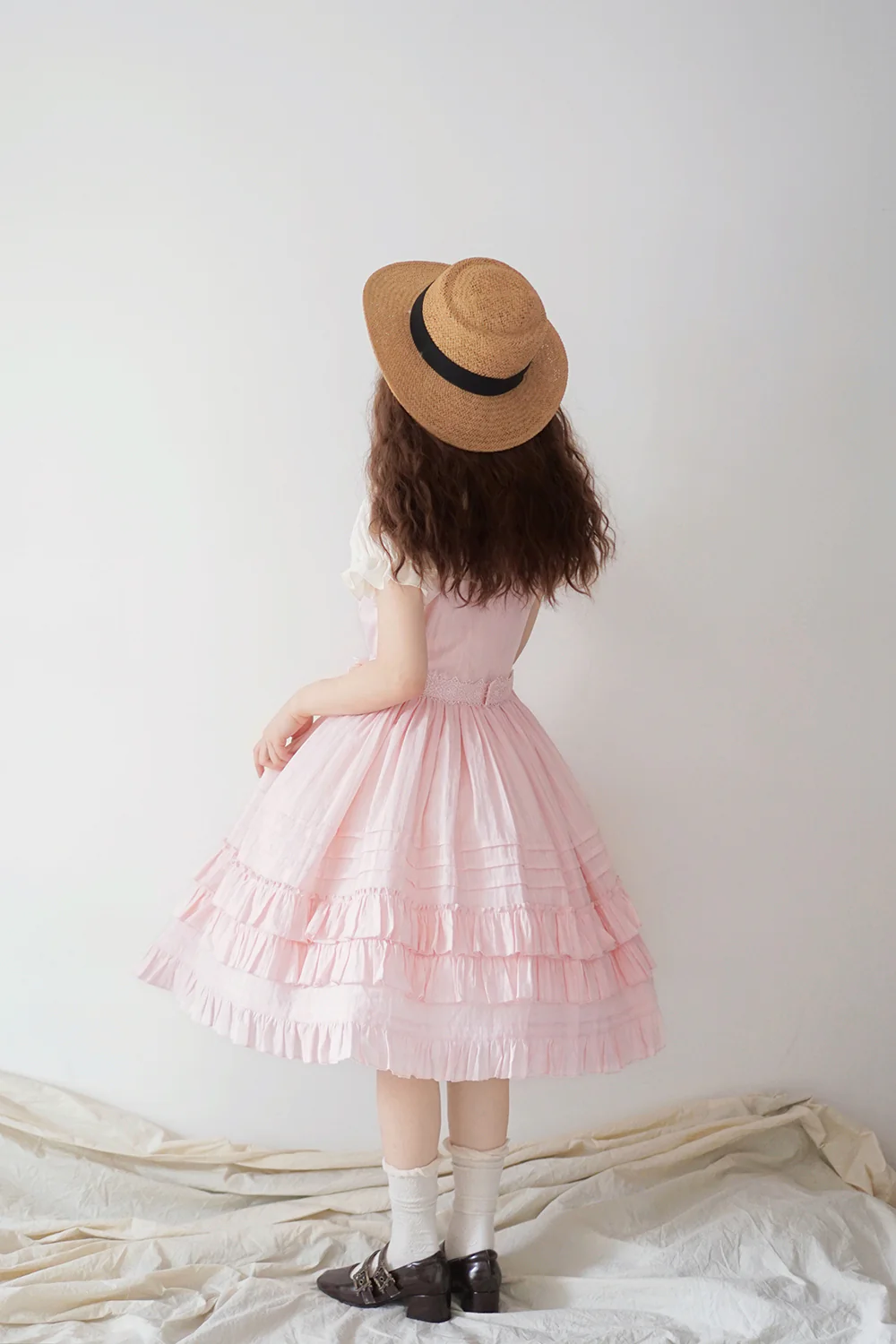 Nelly Girl - Cotton Summer Lolita JSK Dress with Embroidery - Image 10