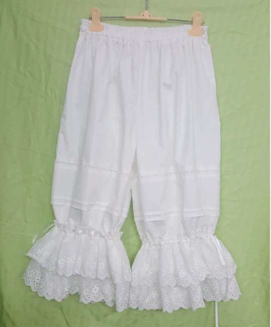 Sweet Lolita Bloomers Drawstring Warm Leggings - Image 3