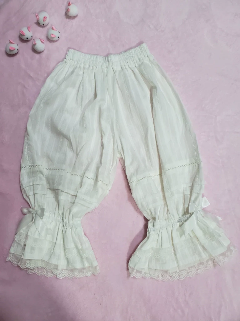 Sweet Lolita Bloomers, Pure Cotton Shorts Leggings - Image 2