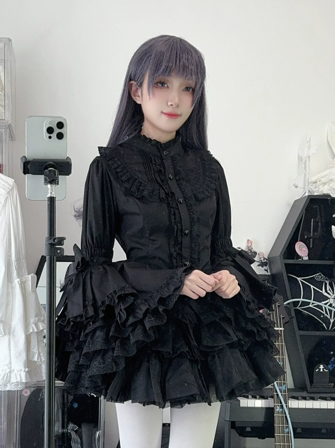Twilight Zone - Sweet Lolita Blouse Princess Sleeve Shirt Inner Wear - Image 23