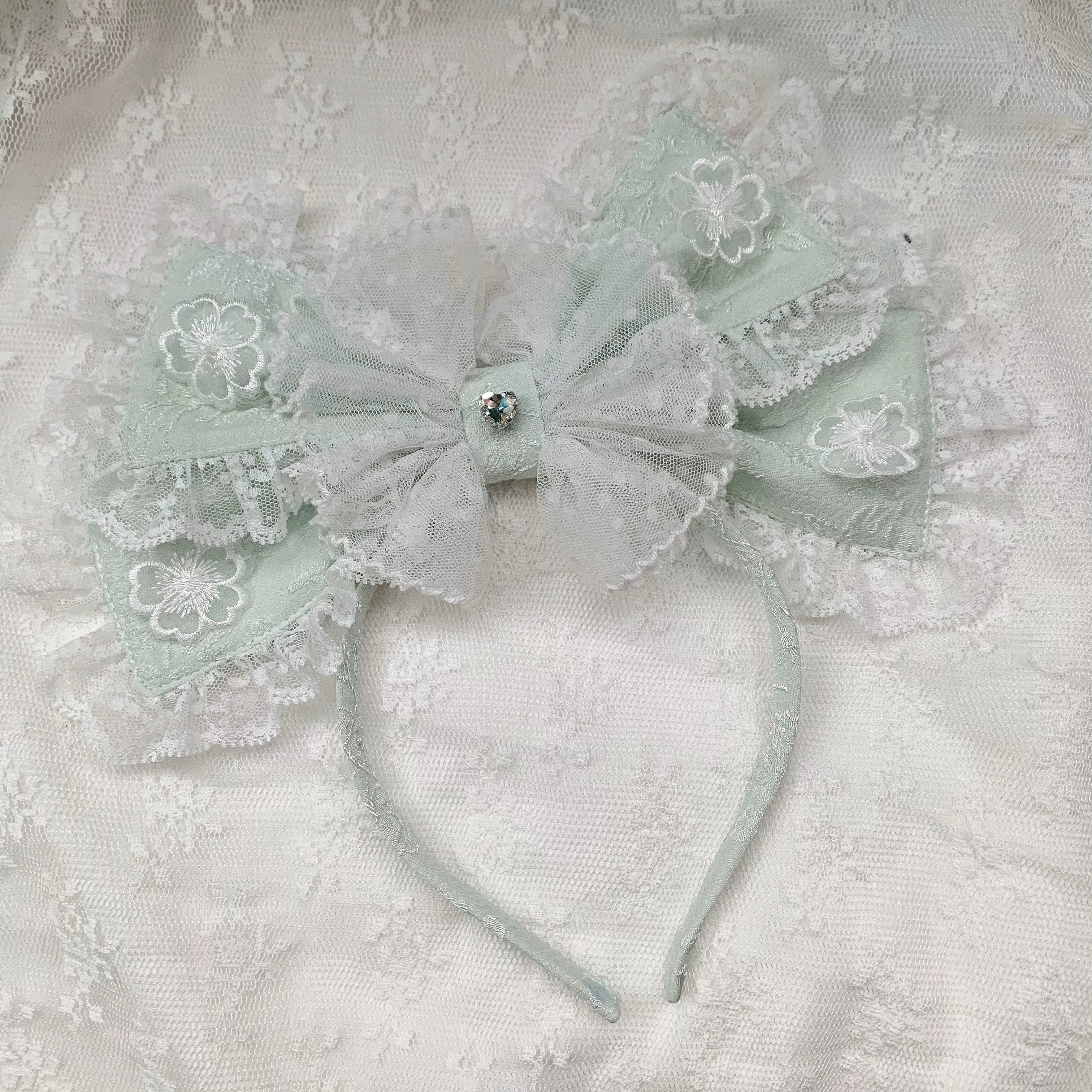 Flower Banquet - Wishing Star - Sweet Lolita Blouse Princess Sleeve Shirt and Accessories - Image 17