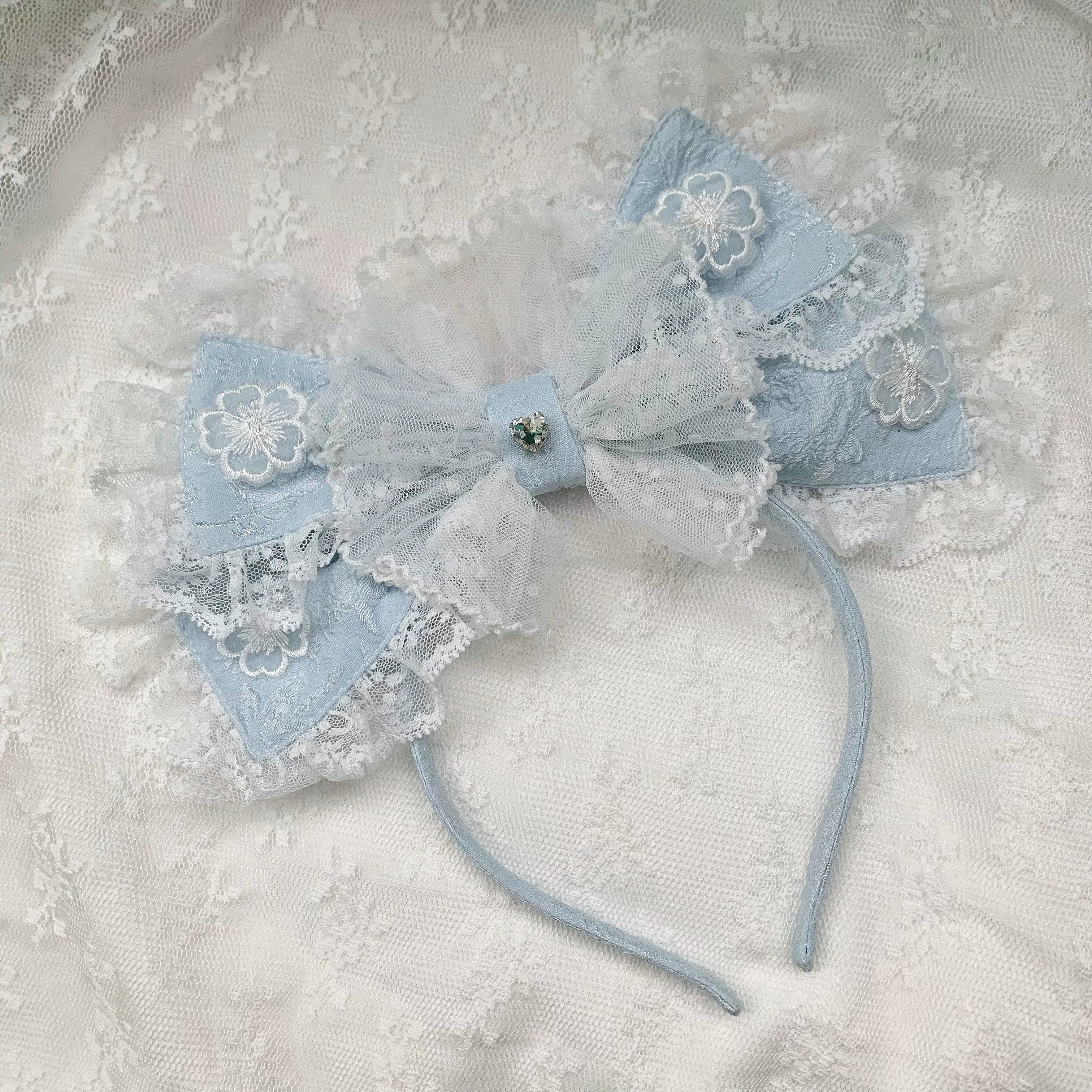 Flower Banquet - Wishing Star - Sweet Lolita Blouse Princess Sleeve Shirt and Accessories - Image 18
