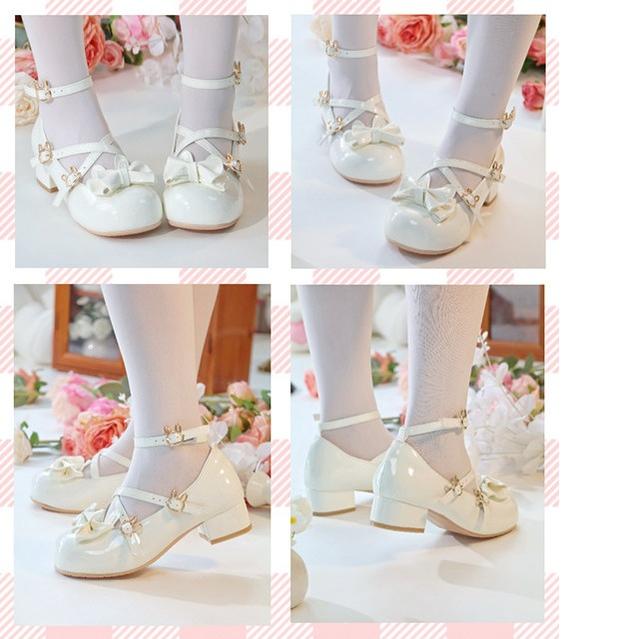Baby Bunny - Sweet Lolita Chunky Heels Shoes, Bunny Accent - Image 12