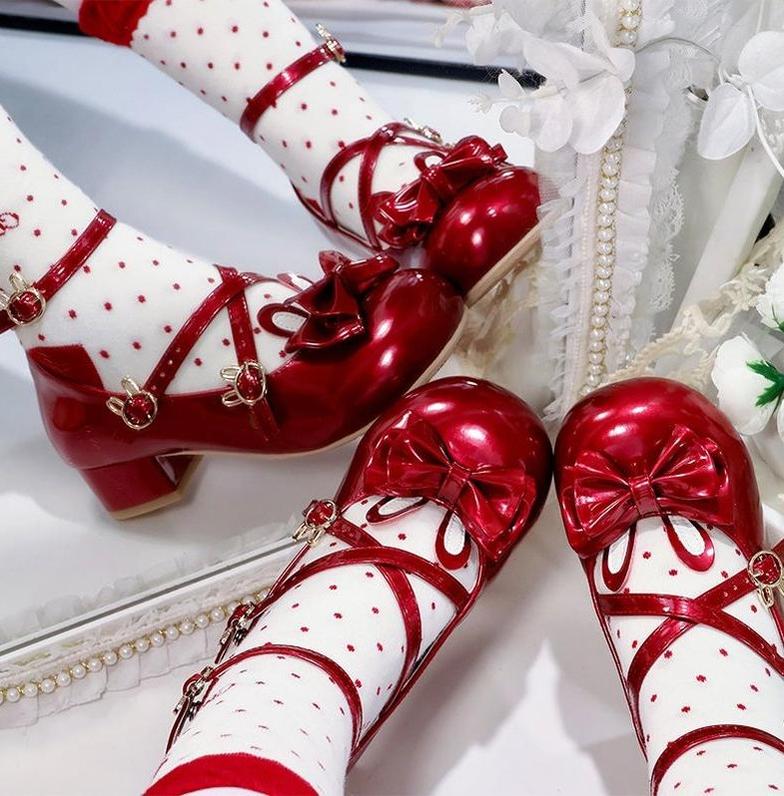 Baby Bunny - Sweet Lolita Chunky Heels Shoes, Bunny Accent - Image 7