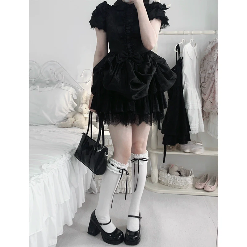 Gentle Town - Sweet Lolita Cotton Calf Socks, Ankle Socks - Image 27