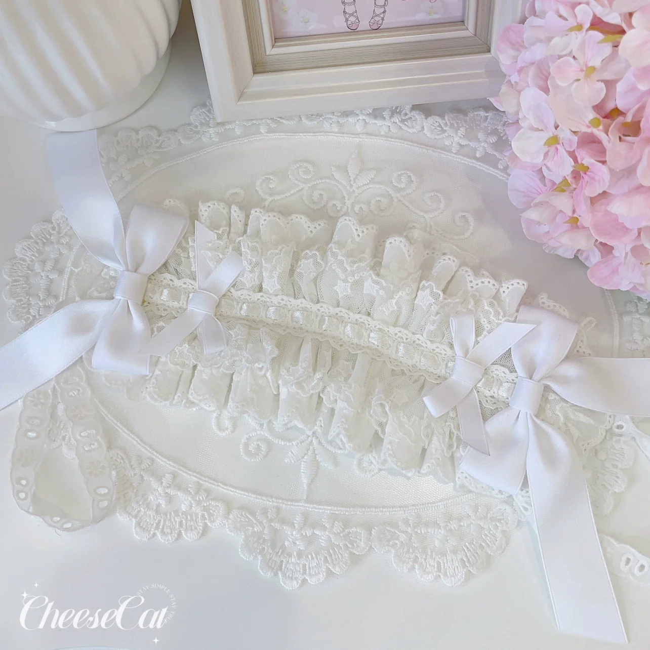 Cheese Cat - Sweet Lolita Headband Ribbon Bow Headbands - Image 25