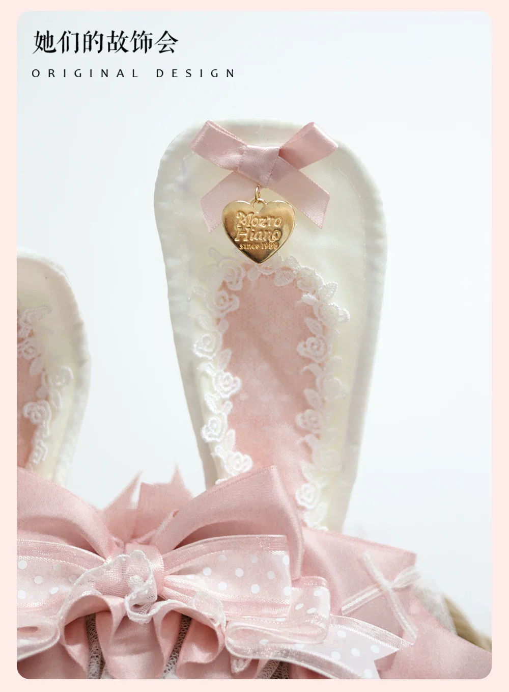 Sweet Lolita Headdress Set, Detachable Bunny Ears - Image 20