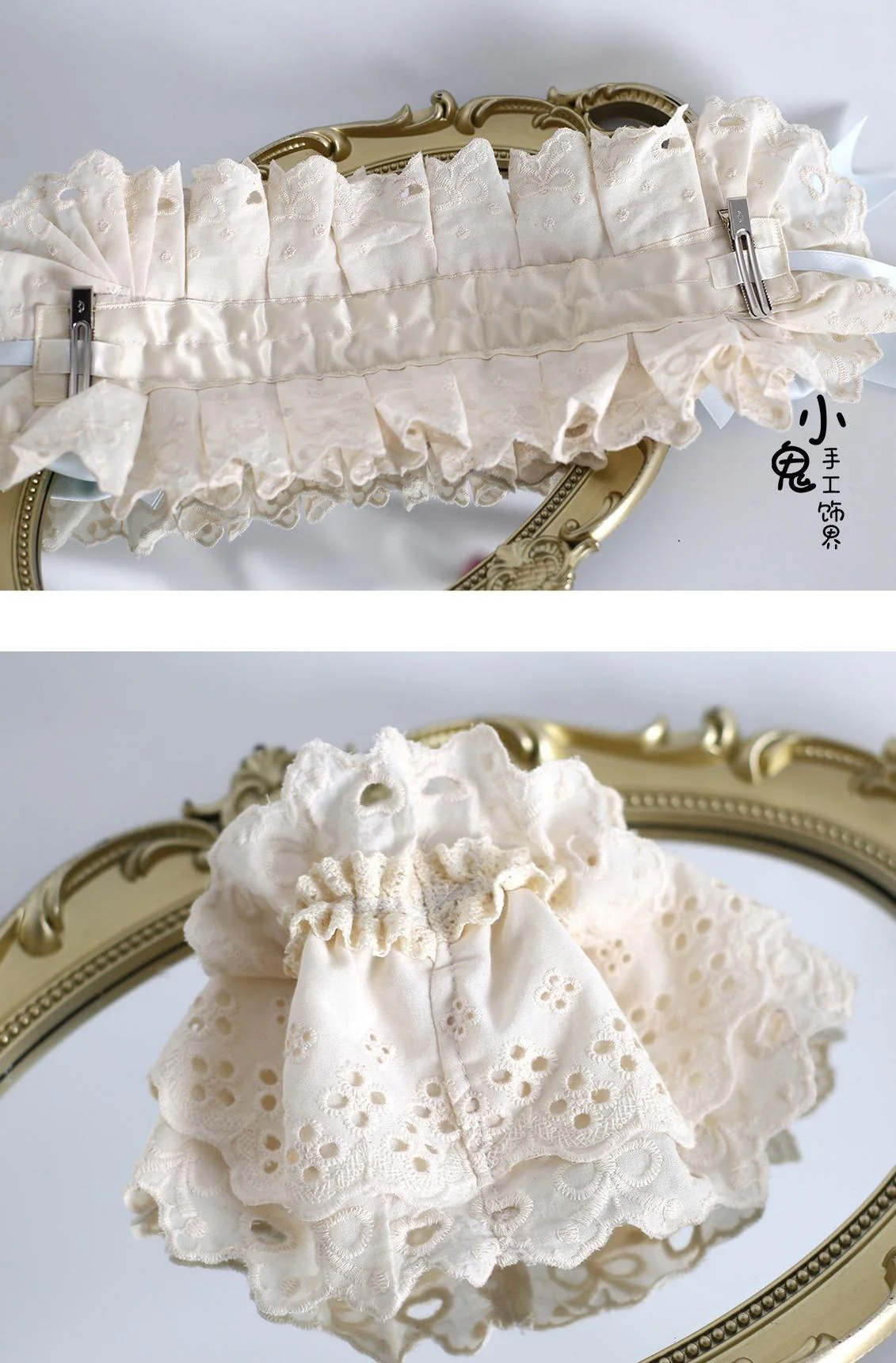 Little Butterfly - Sweet Lolita Headdress Set, Lace & Bows - Image 10