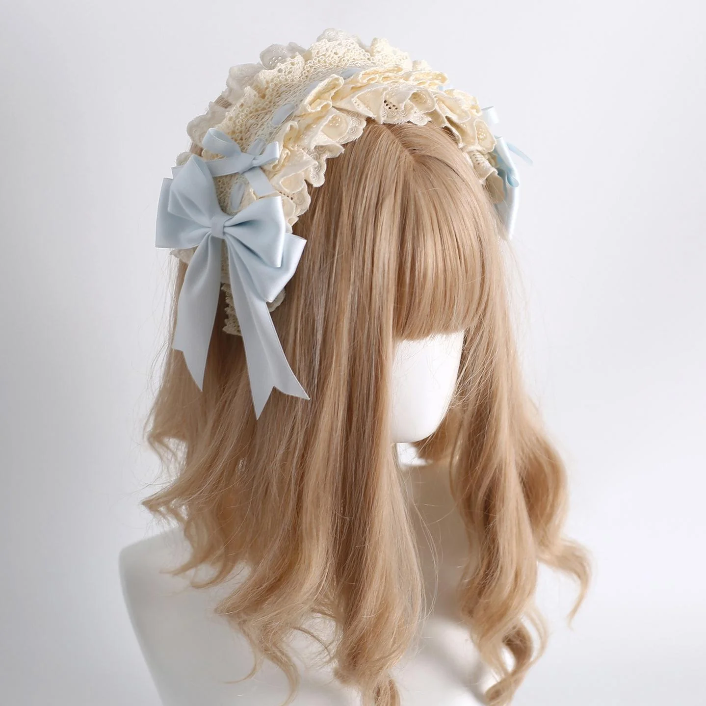 Little Butterfly - Sweet Lolita Headdress Set, Lace & Bows - Image 14