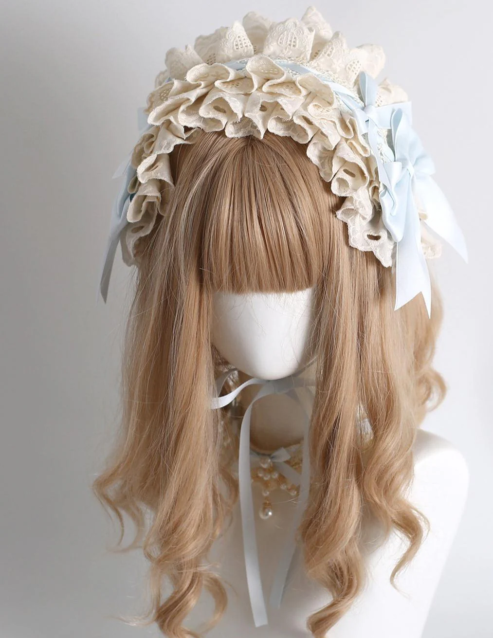 Little Butterfly - Sweet Lolita Headdress Set, Lace & Bows - Image 16