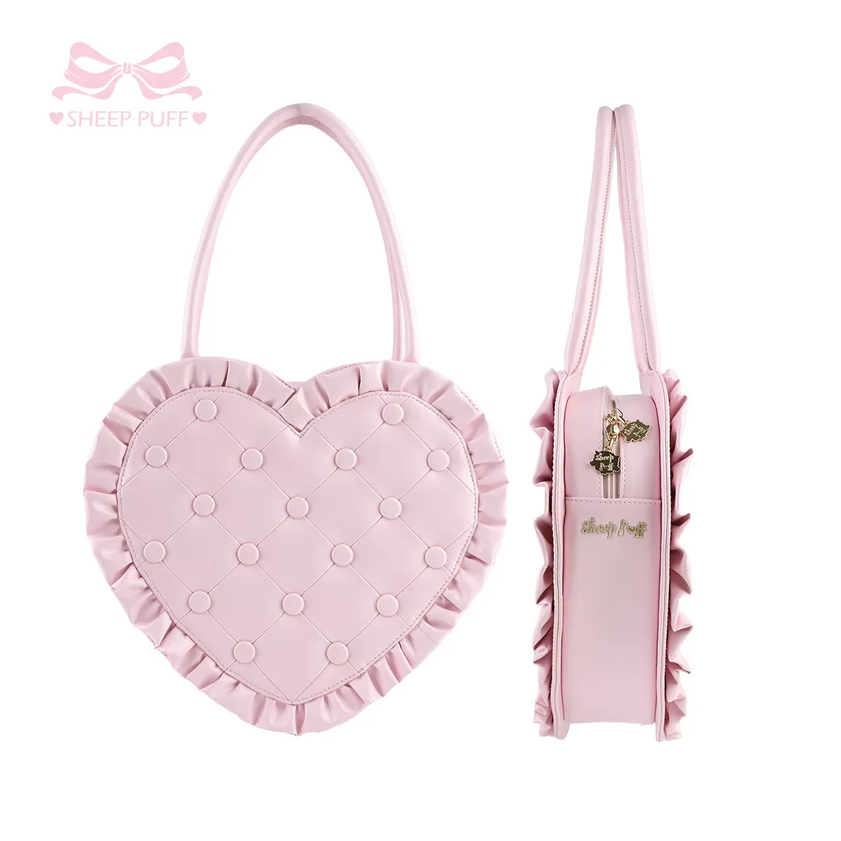 Heart Pillow - Sweet Lolita Heart-shaped Handbag or Shoulder Bag - Image 17