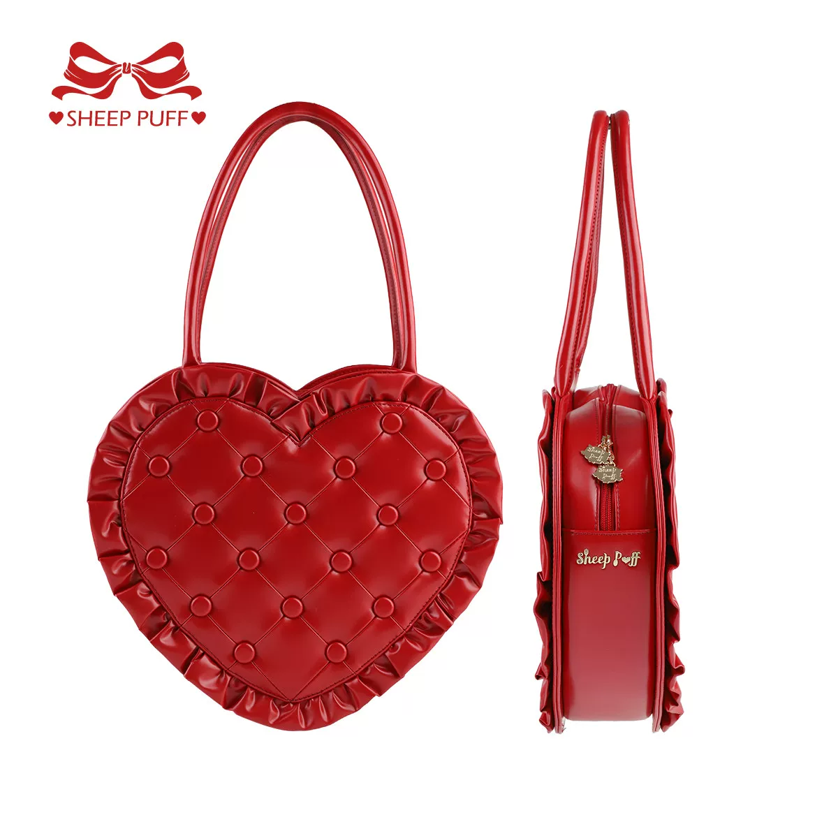 Heart Pillow - Sweet Lolita Heart-shaped Handbag or Shoulder Bag - Image 18