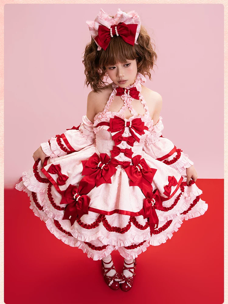 Sweetheart Petal - Sweet Lolita Hime Sleeves, Layered Ruffles - Image 16