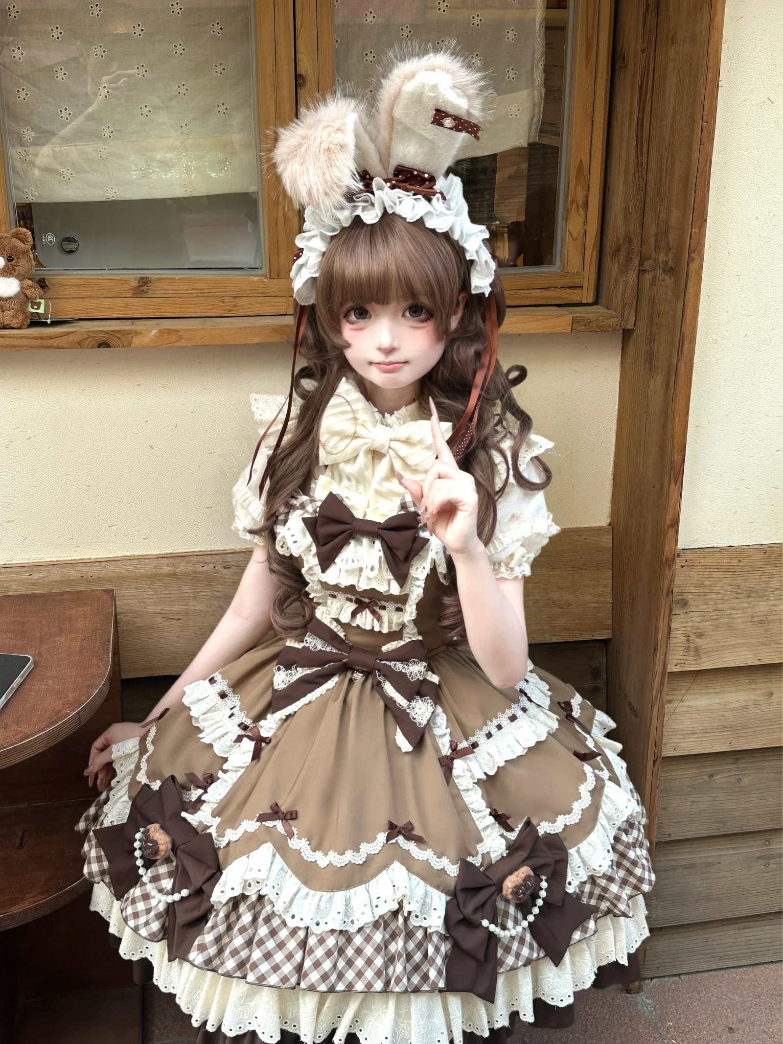 Berry Sweetheart - Sweet Lolita JSK Dress, Four Tiered Hem - Image 9
