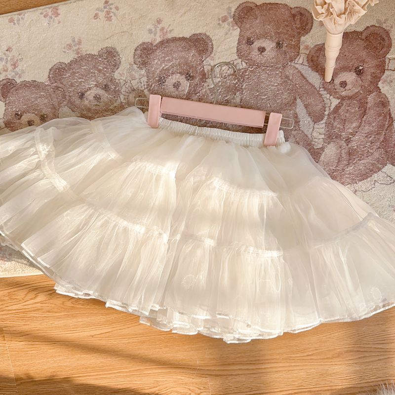 Cross Heart Knot - Sweet Lolita JSK Suit Tiered Ruffles Dress with Lace Blouse - Image 28