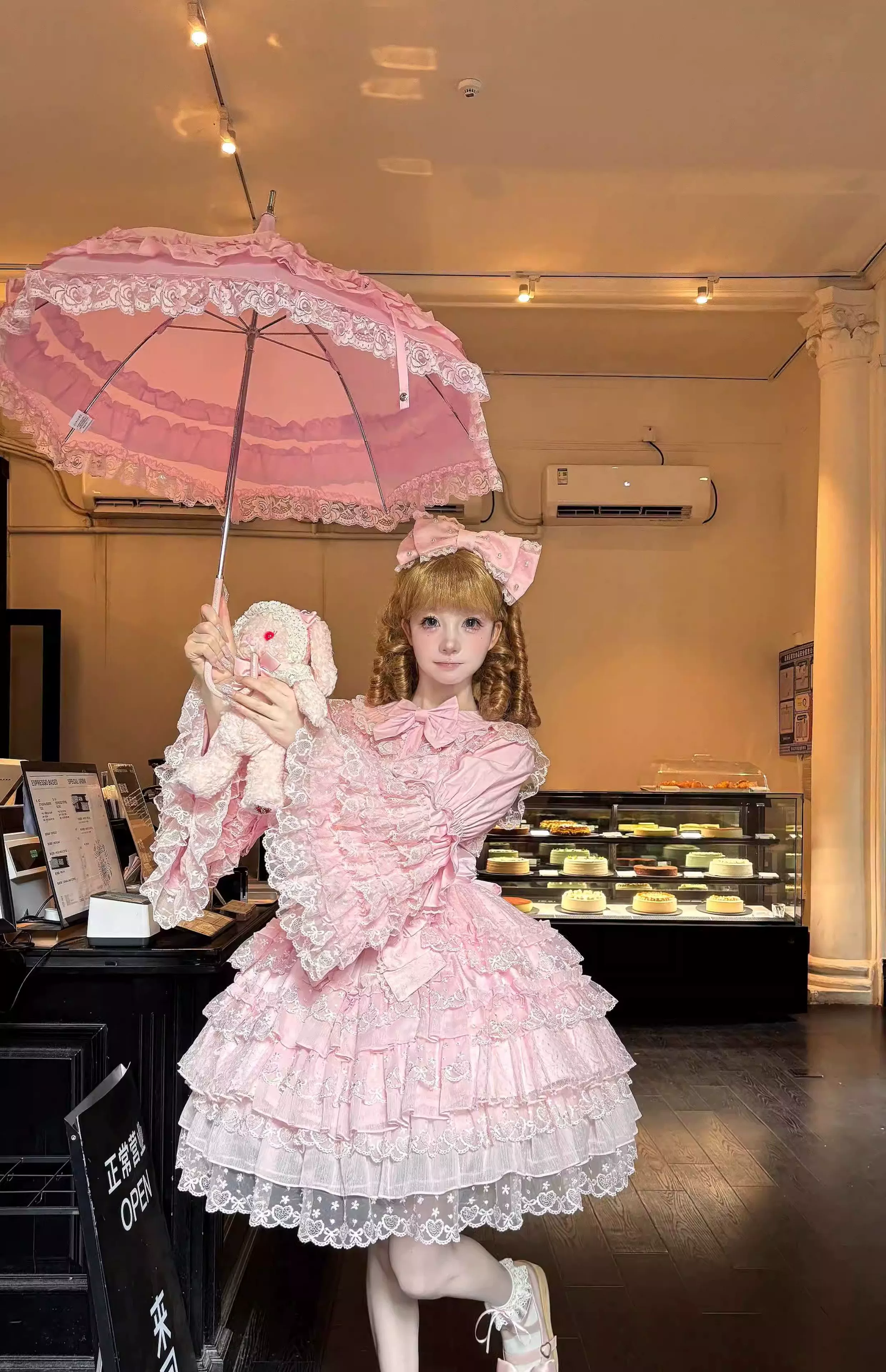 Love Overture - Sweet Lolita JSK, Tiered Ruffles Dress - Image 10