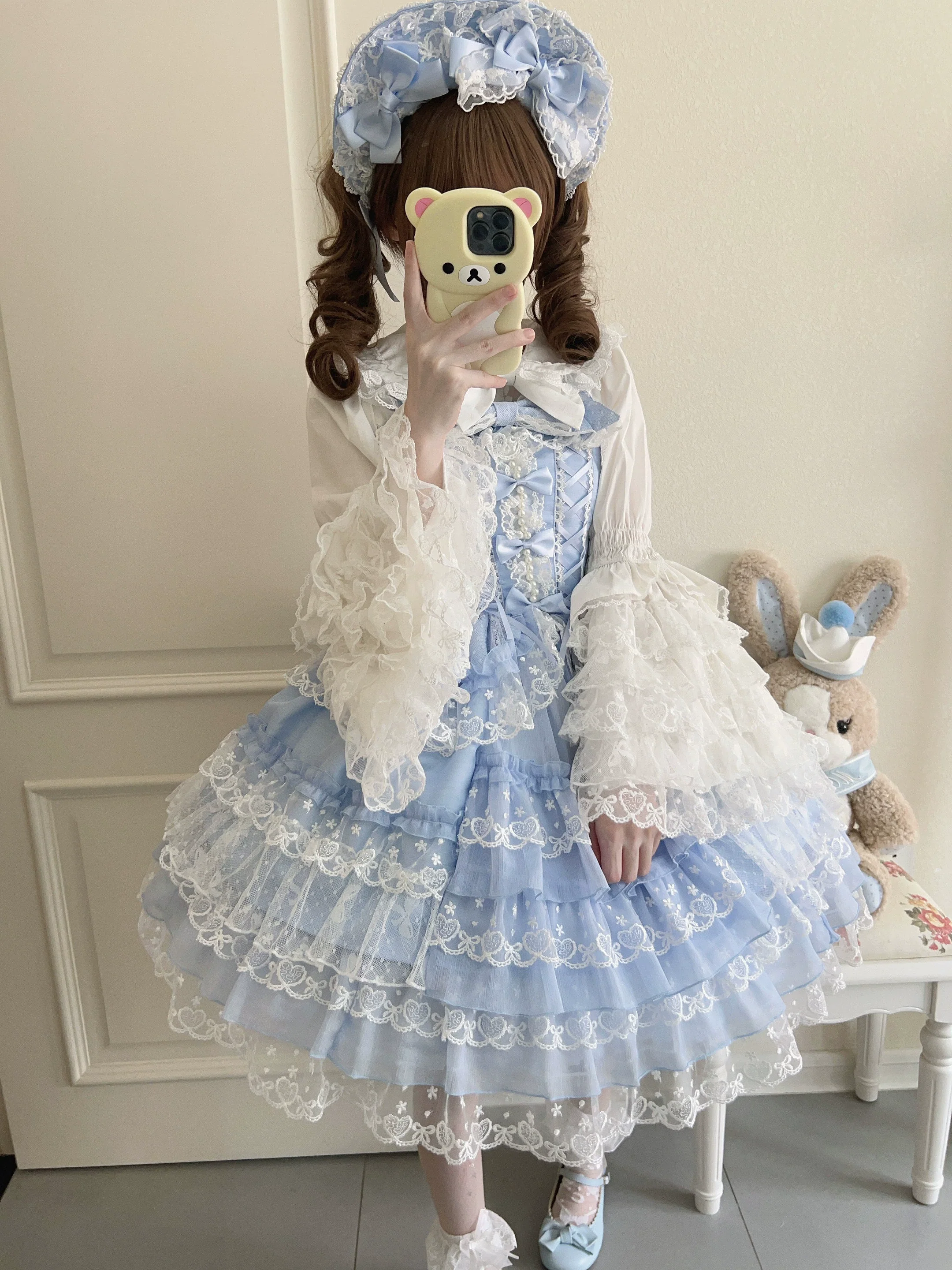 Love Overture - Sweet Lolita JSK, Tiered Ruffles Dress - Image 24