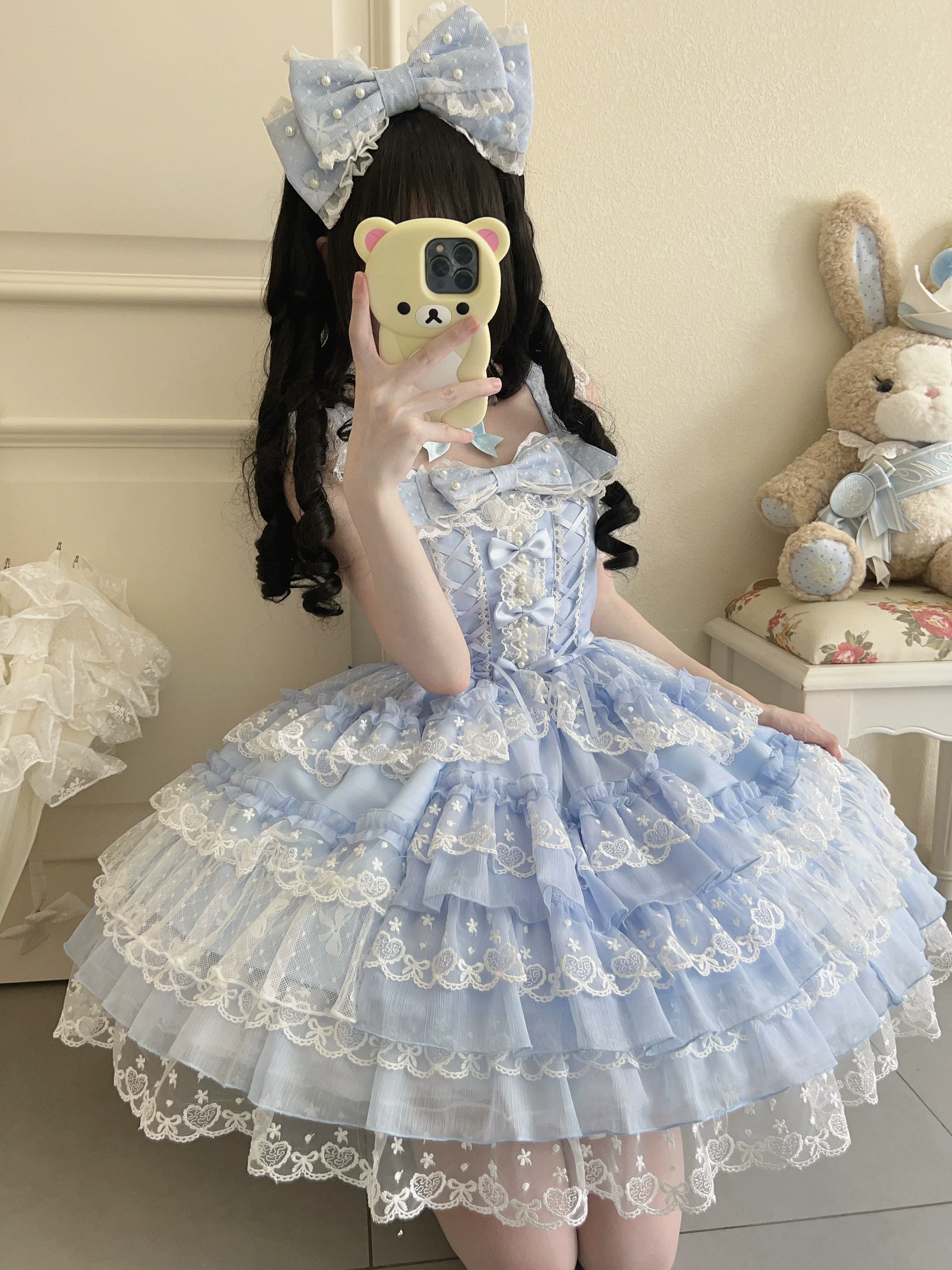 Love Overture - Sweet Lolita JSK, Tiered Ruffles Dress - Image 28