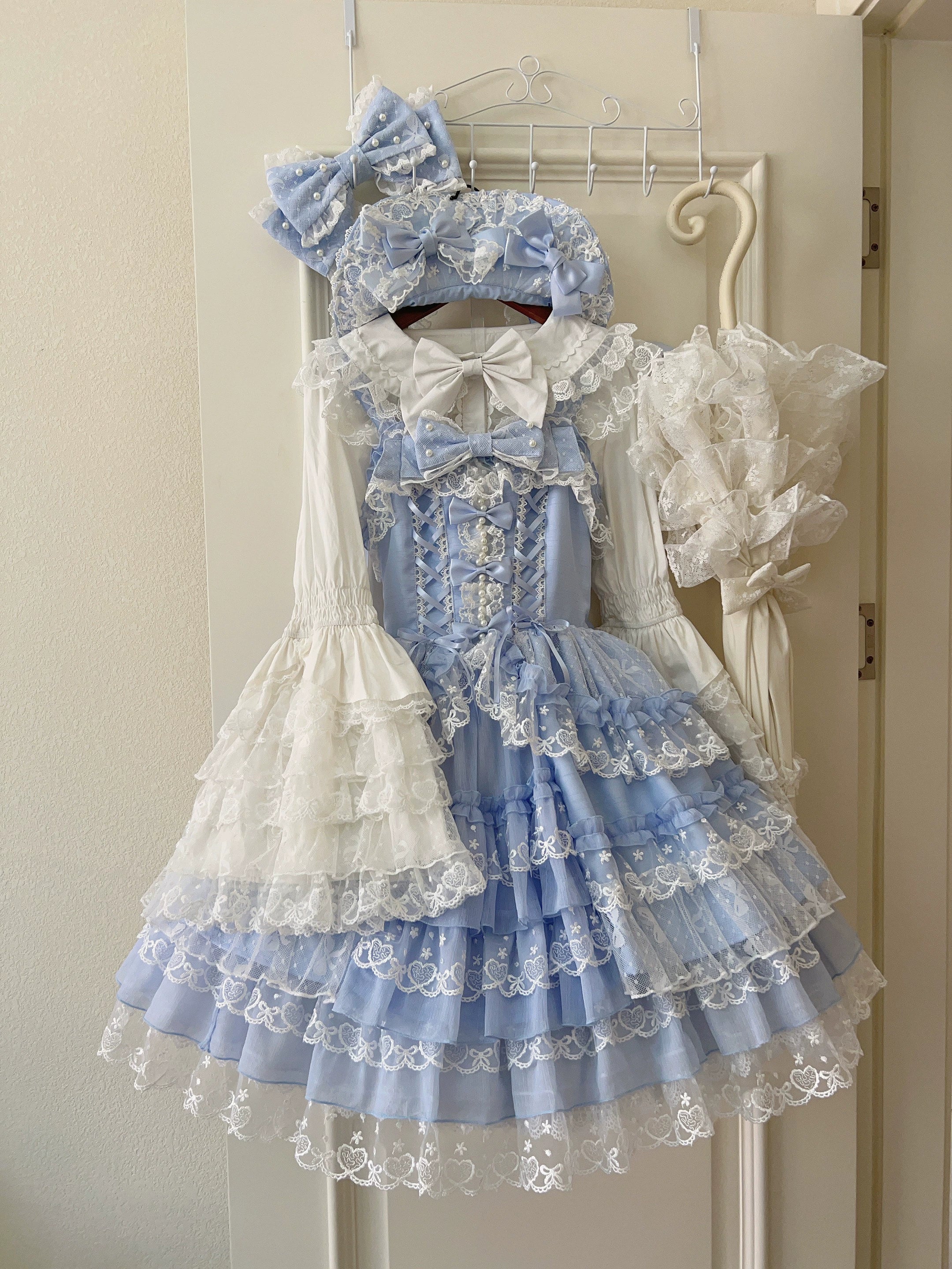 Love Overture - Sweet Lolita JSK, Tiered Ruffles Dress - Image 35