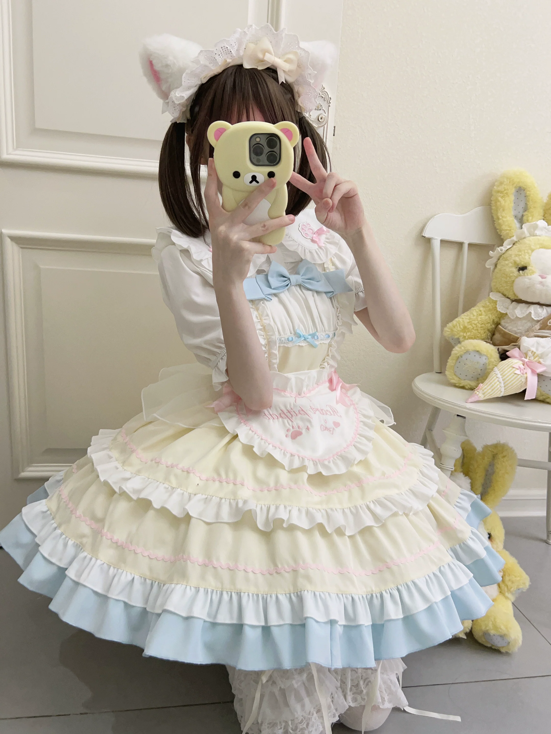 Cat Ear Tale - Sweet Lolita Jumper Dress Suspender Dress - Image 16