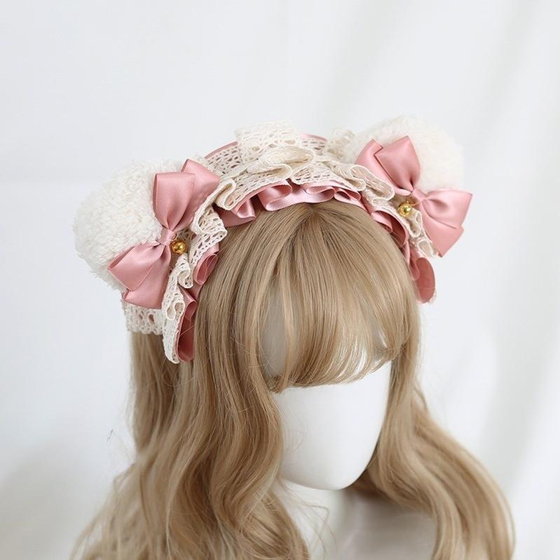 Xiaogui - Sweet Lolita KC With Bear Ear and Removable Bell - Image 7