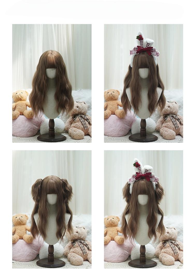 Imperial Tea - Sweet Lolita Long Wigs, Detachable Ponytail - Image 8