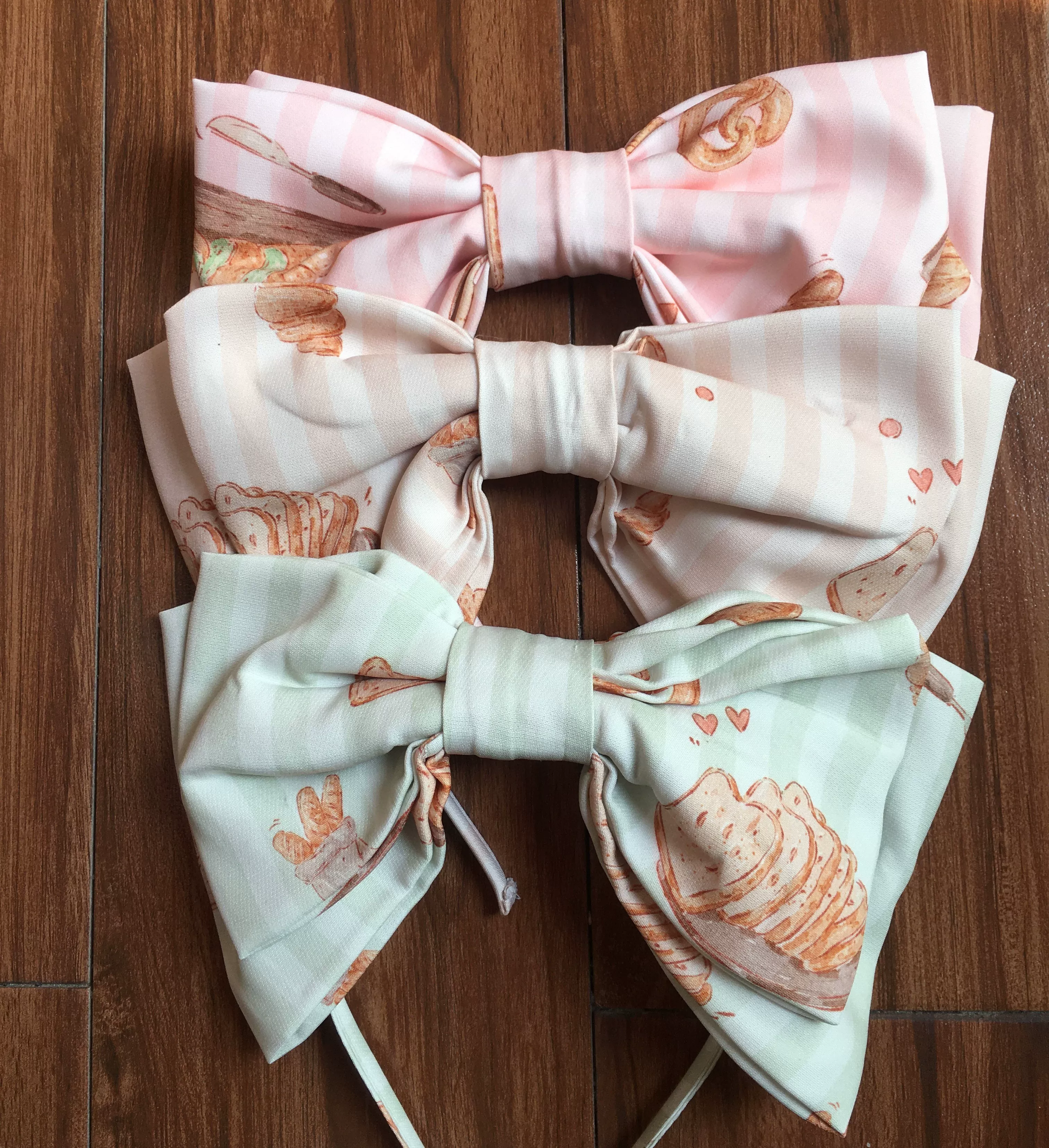 Kitten Bread - Sweet Lolita OP Dress, Cat & Bread Print - Image 18