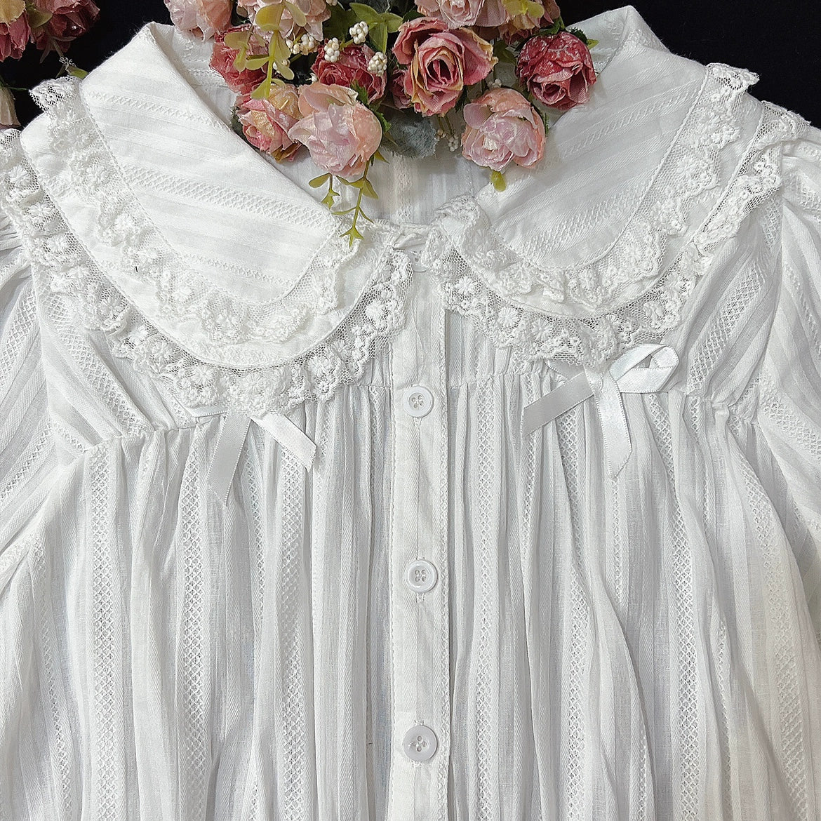 Sweet Lolita Shirt Doll Collar Blouse High-waisted - Image 17