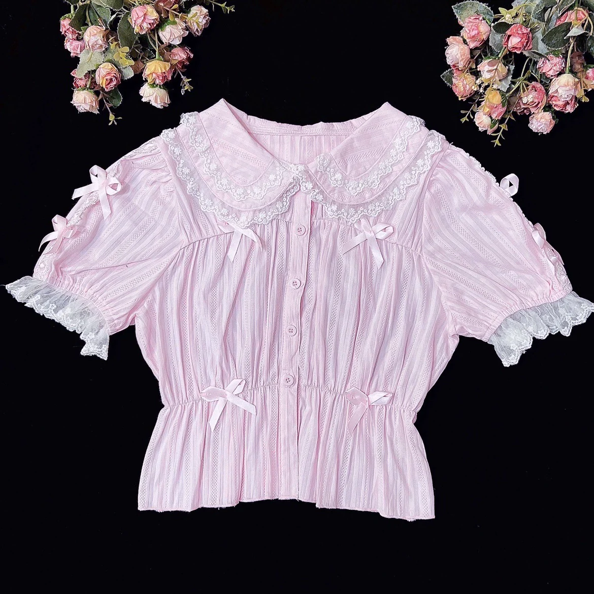 Sweet Lolita Shirt Doll Collar Blouse High-waisted - Image 23