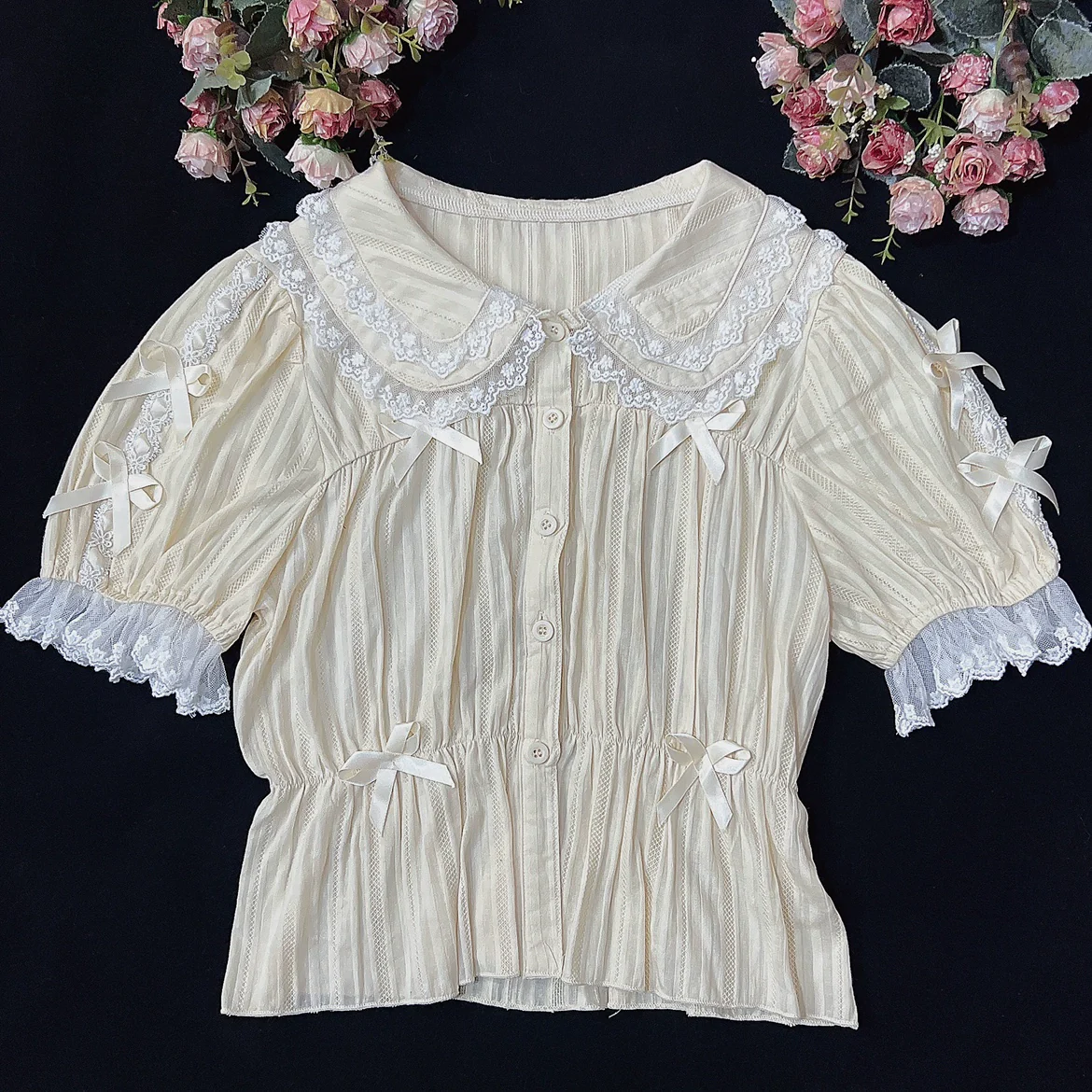 Sweet Lolita Shirt Doll Collar Blouse High-waisted - Image 25