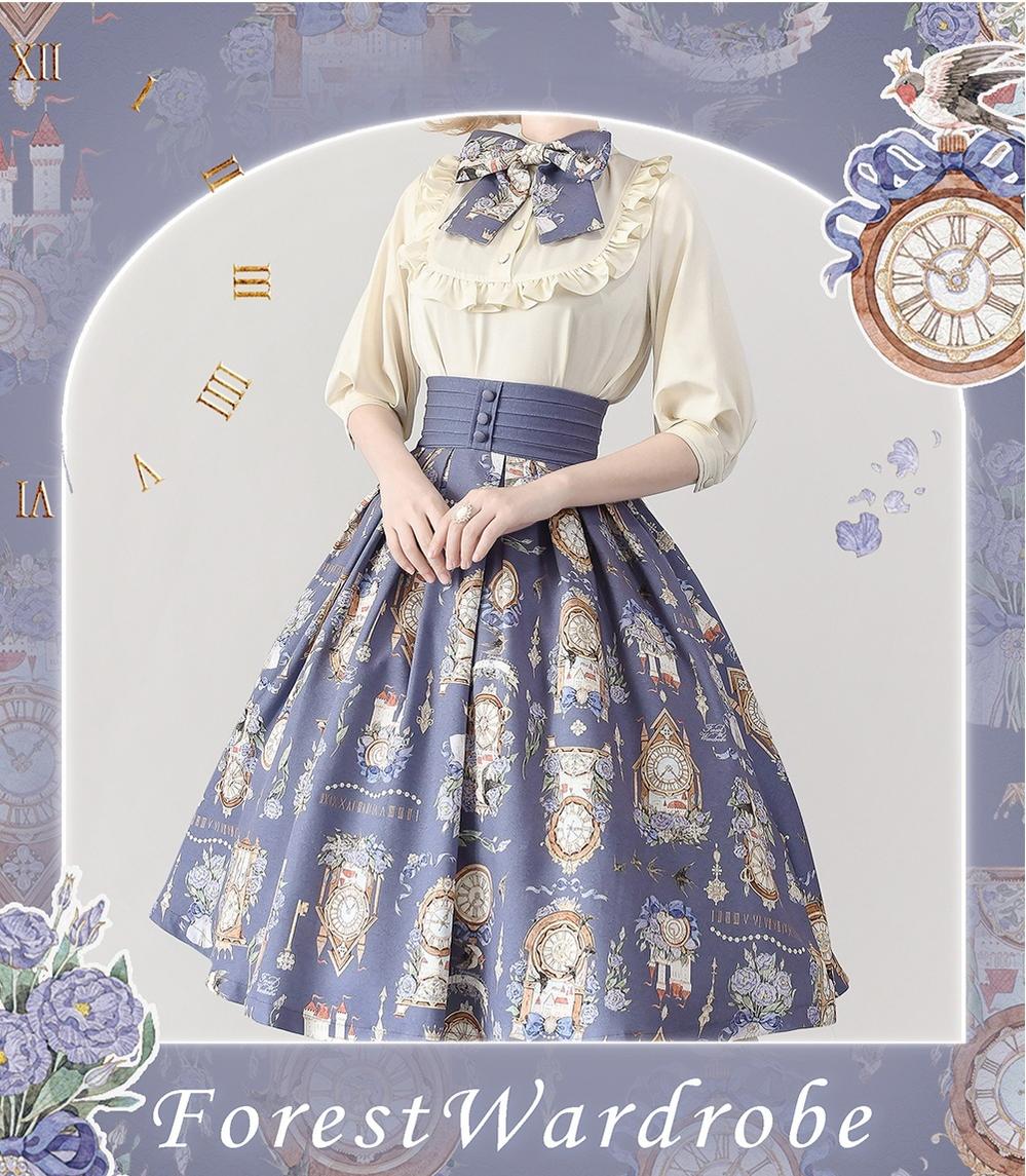 Eternal Echo - Sweet Lolita Skirt Classic Daily Lolita Blouse - Image 11