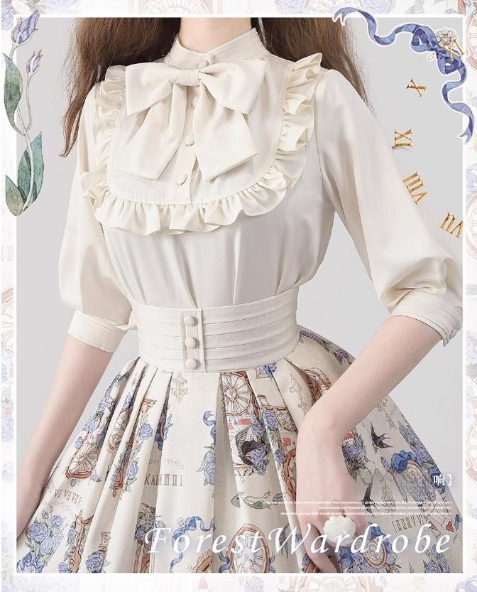 Eternal Echo - Sweet Lolita Skirt Classic Daily Lolita Blouse - Image 17