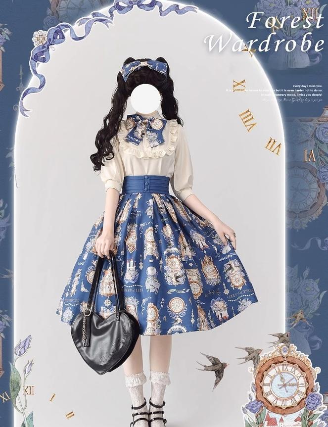 Eternal Echo - Sweet Lolita Skirt Classic Daily Lolita Blouse - Image 6