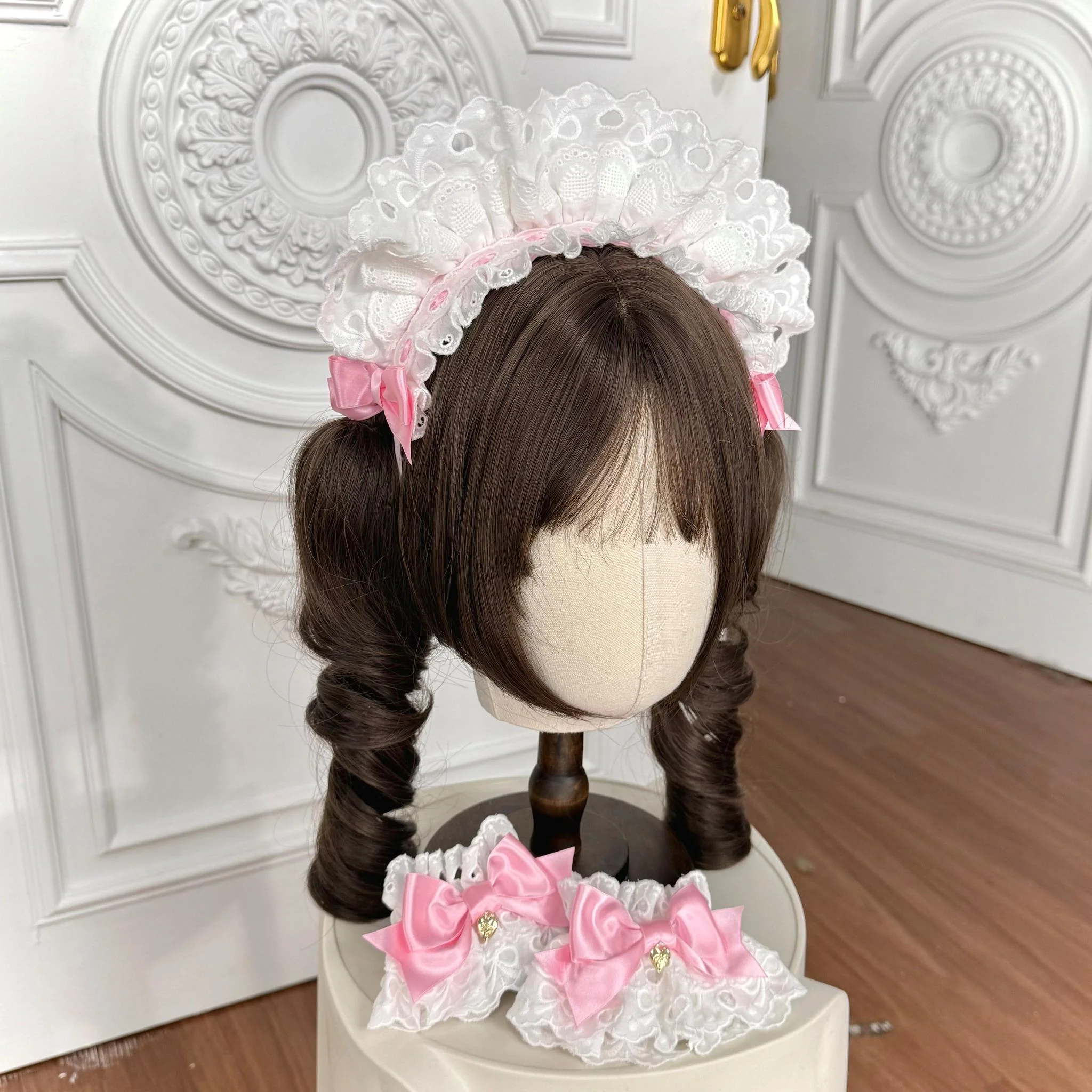 Ribbon Story - Sweet Lolita Short Sleeve OP Dress, Peter Pan Collar - Image 7