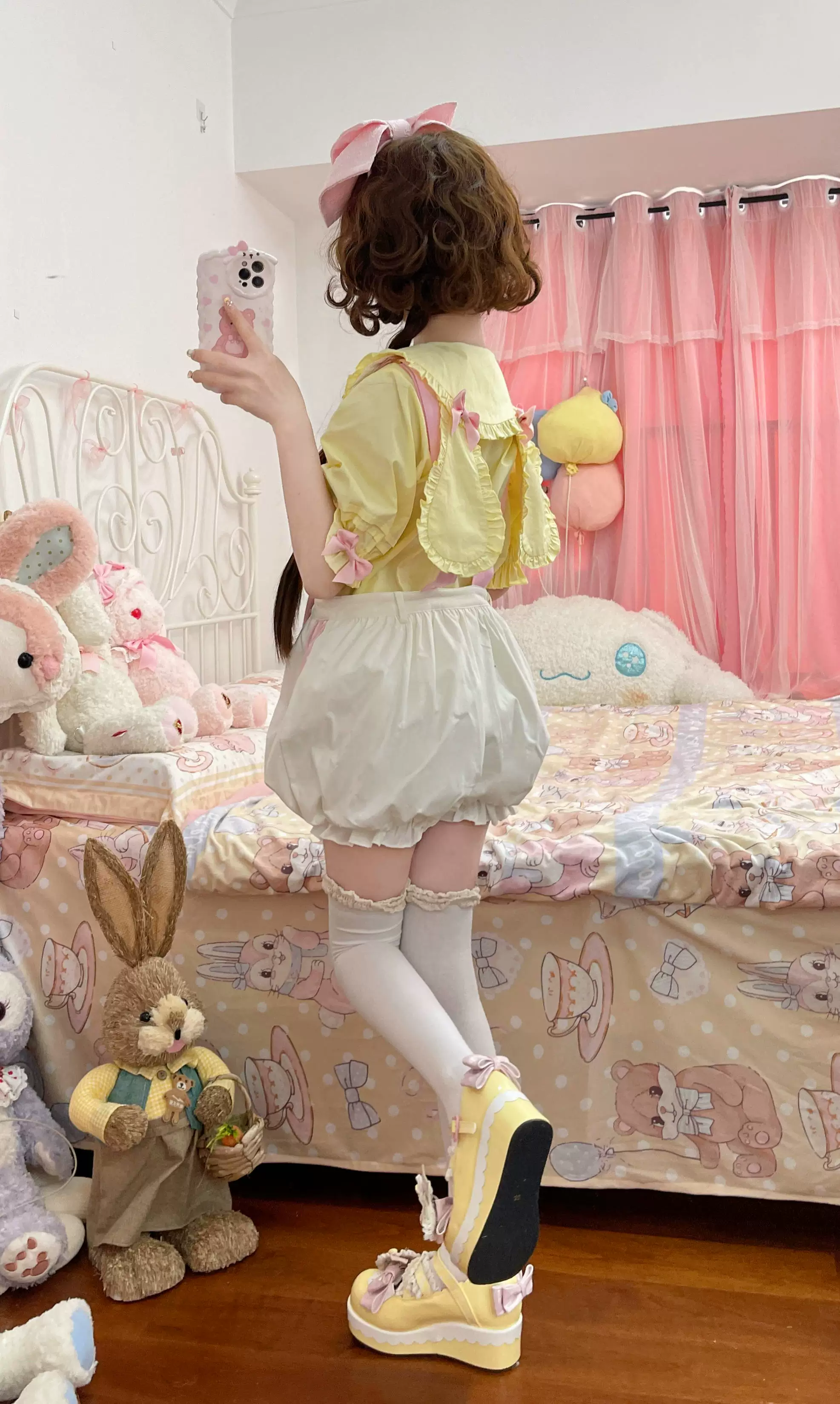 Cute Rabbit - Sweet Lolita Short Sleeve Shirt, Bunny Ears - Image 18