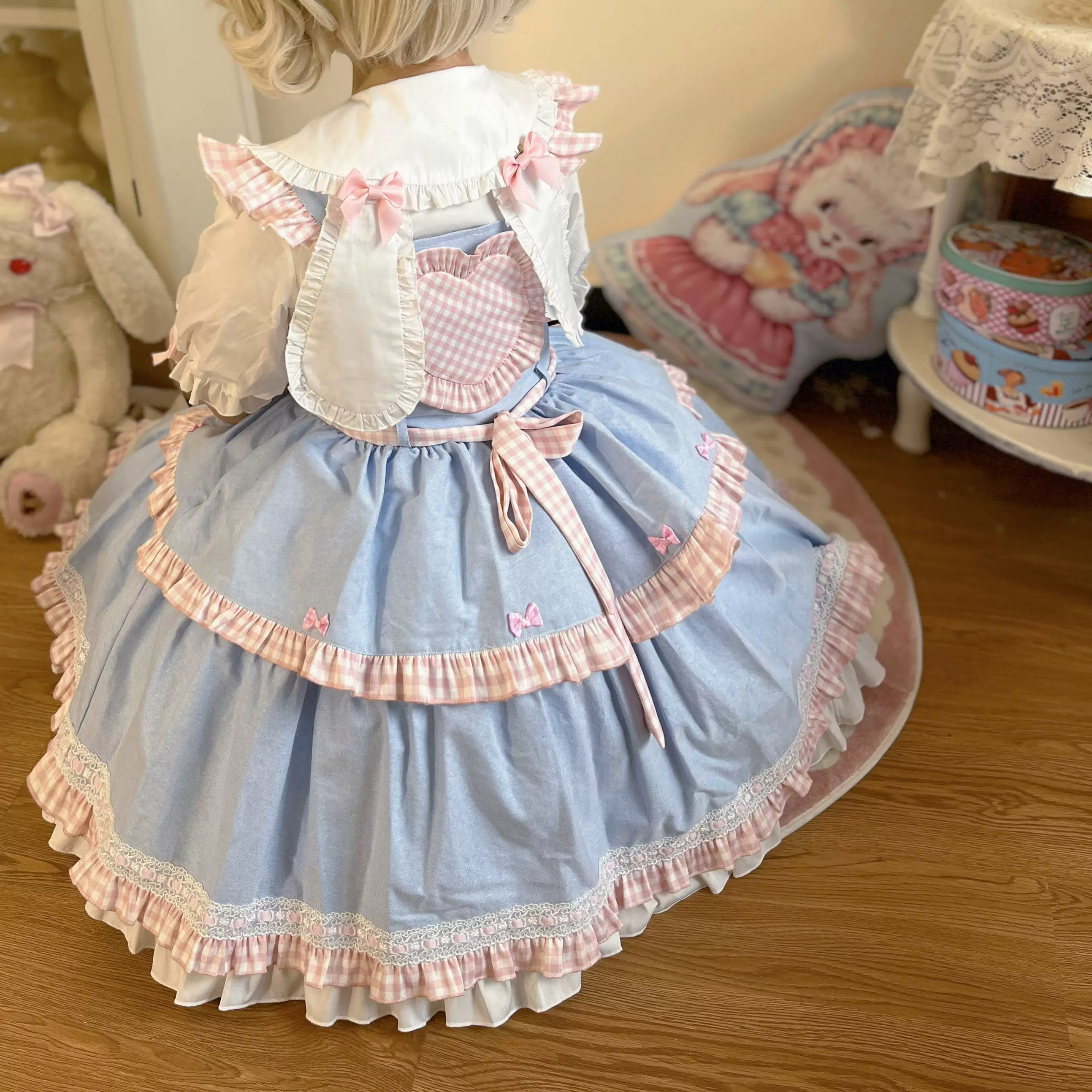 Cute Rabbit - Sweet Lolita Short Sleeve Shirt, Bunny Ears - Image 3