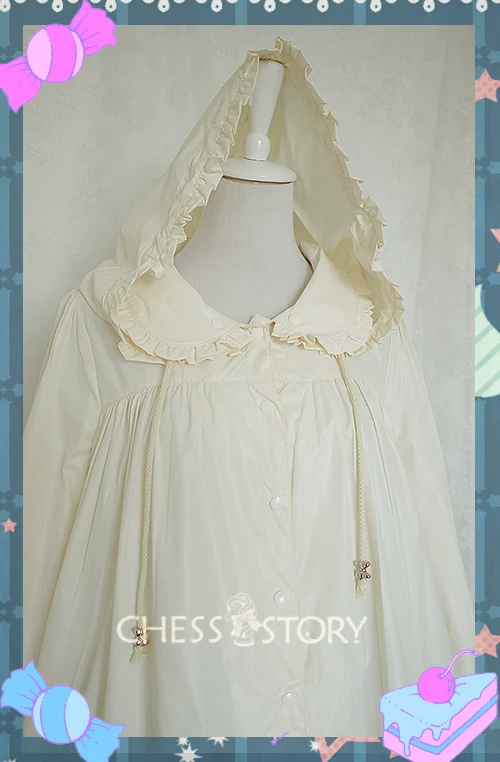 Sweet Rainbow - Elegant Lolita Raincoat Loose Windbreaker - Image 3