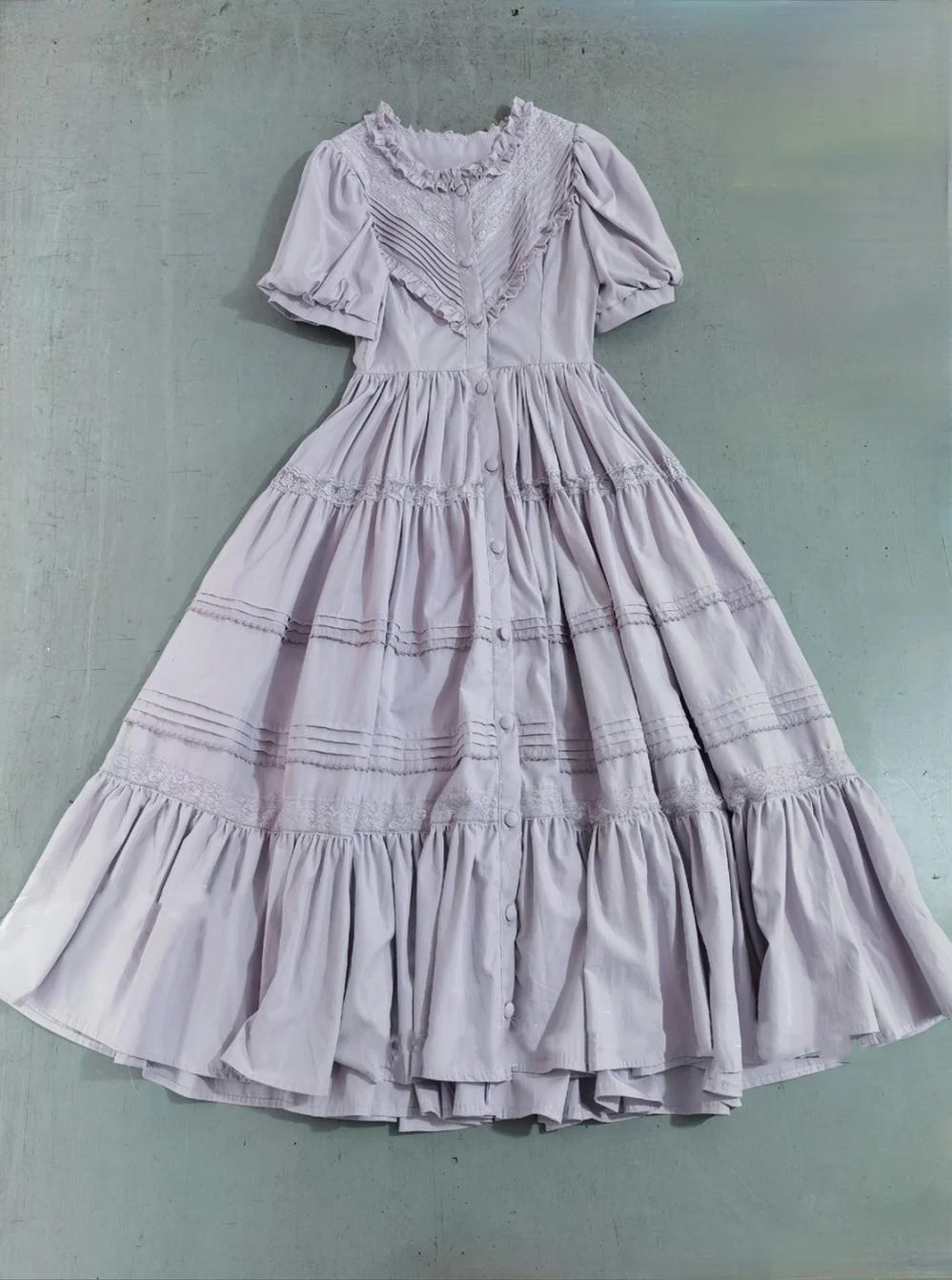 Tiny garden - Elegant Lolita Short Sleeve OP Multicolors - Image 15
