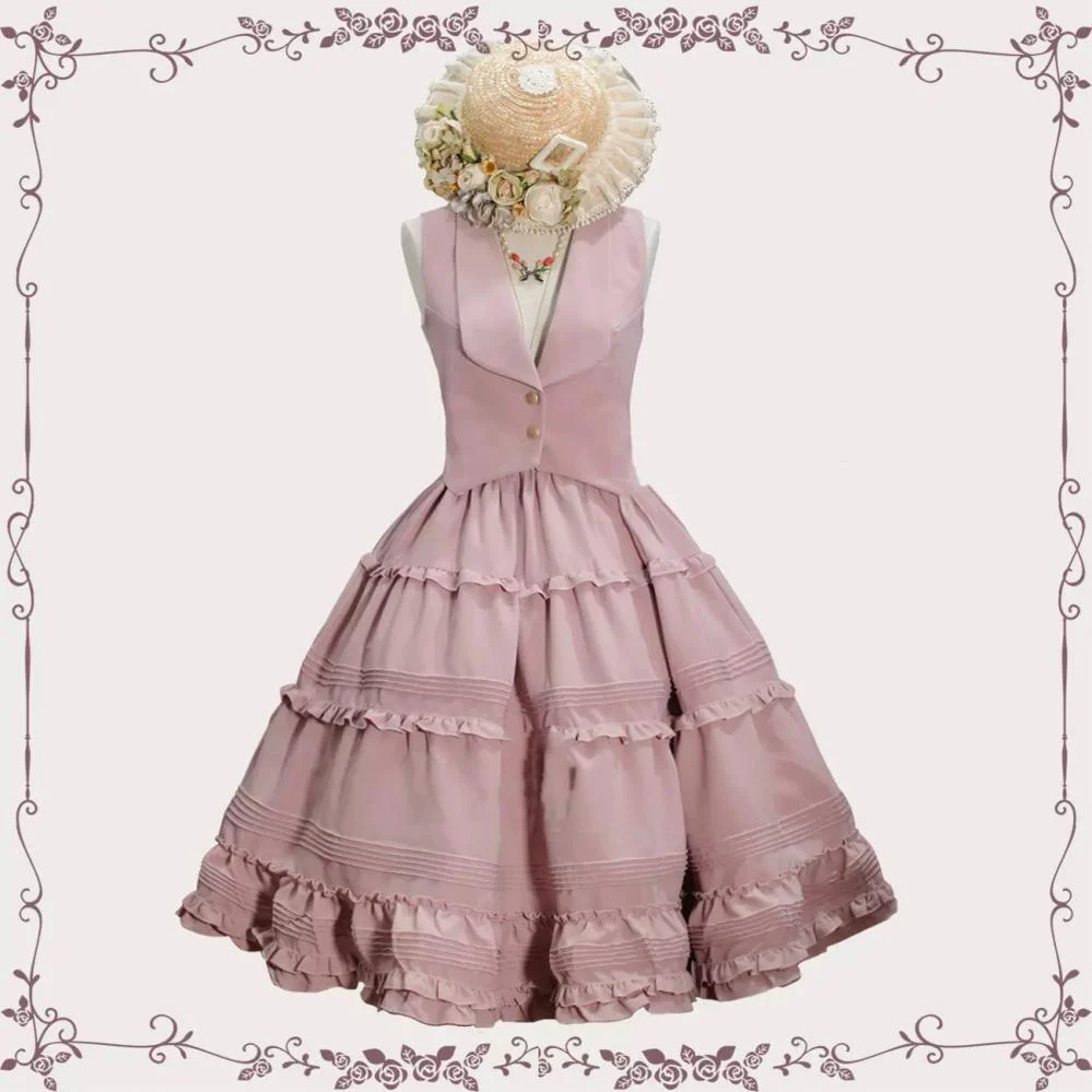 Old Love Songs - Lolita Elegant Vintage SK and Waistcoat - Image 2
