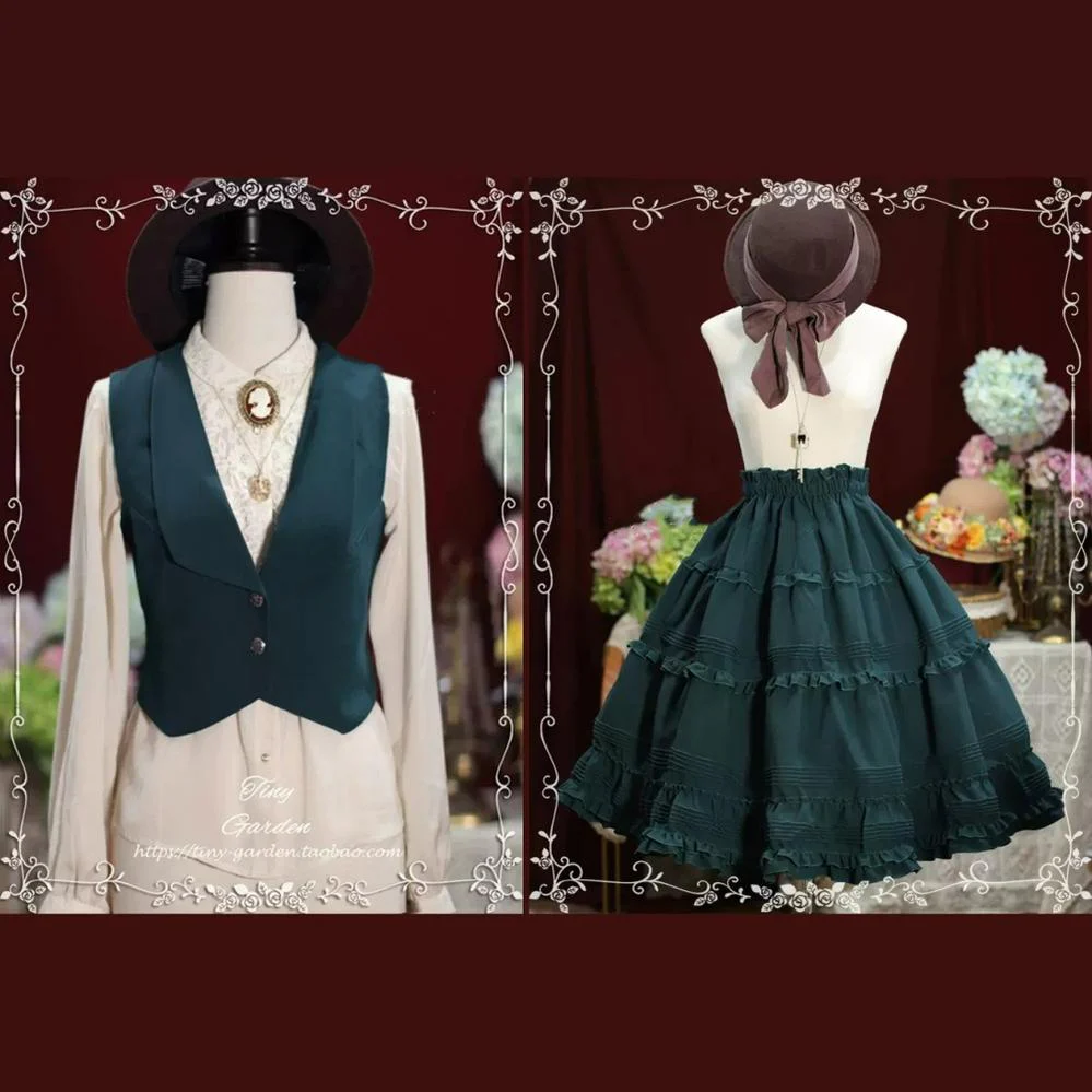 Old Love Songs - Lolita Elegant Vintage SK and Waistcoat - Image 9