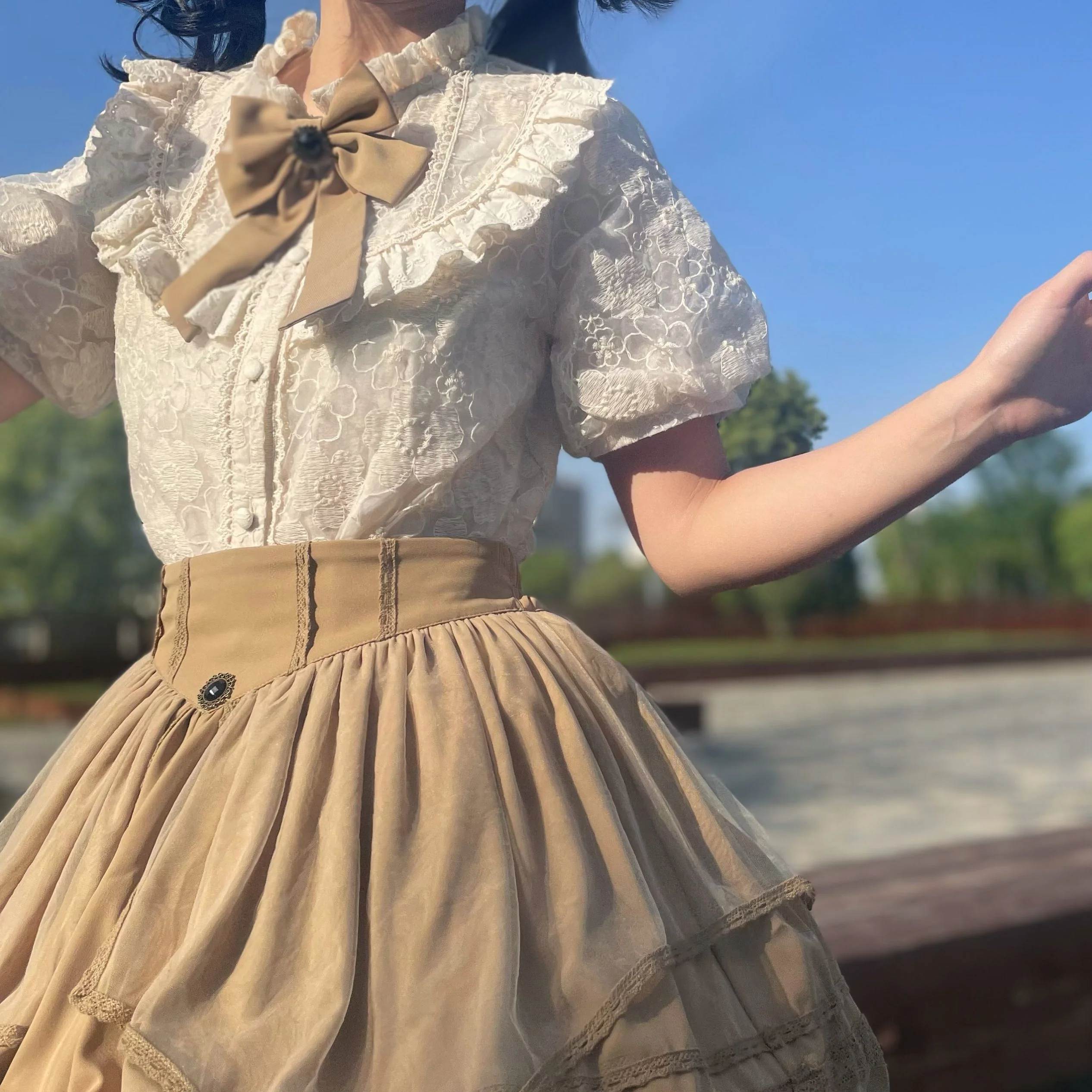 Rich Girl - Elegant Lolita SK and Shirt - Image 18