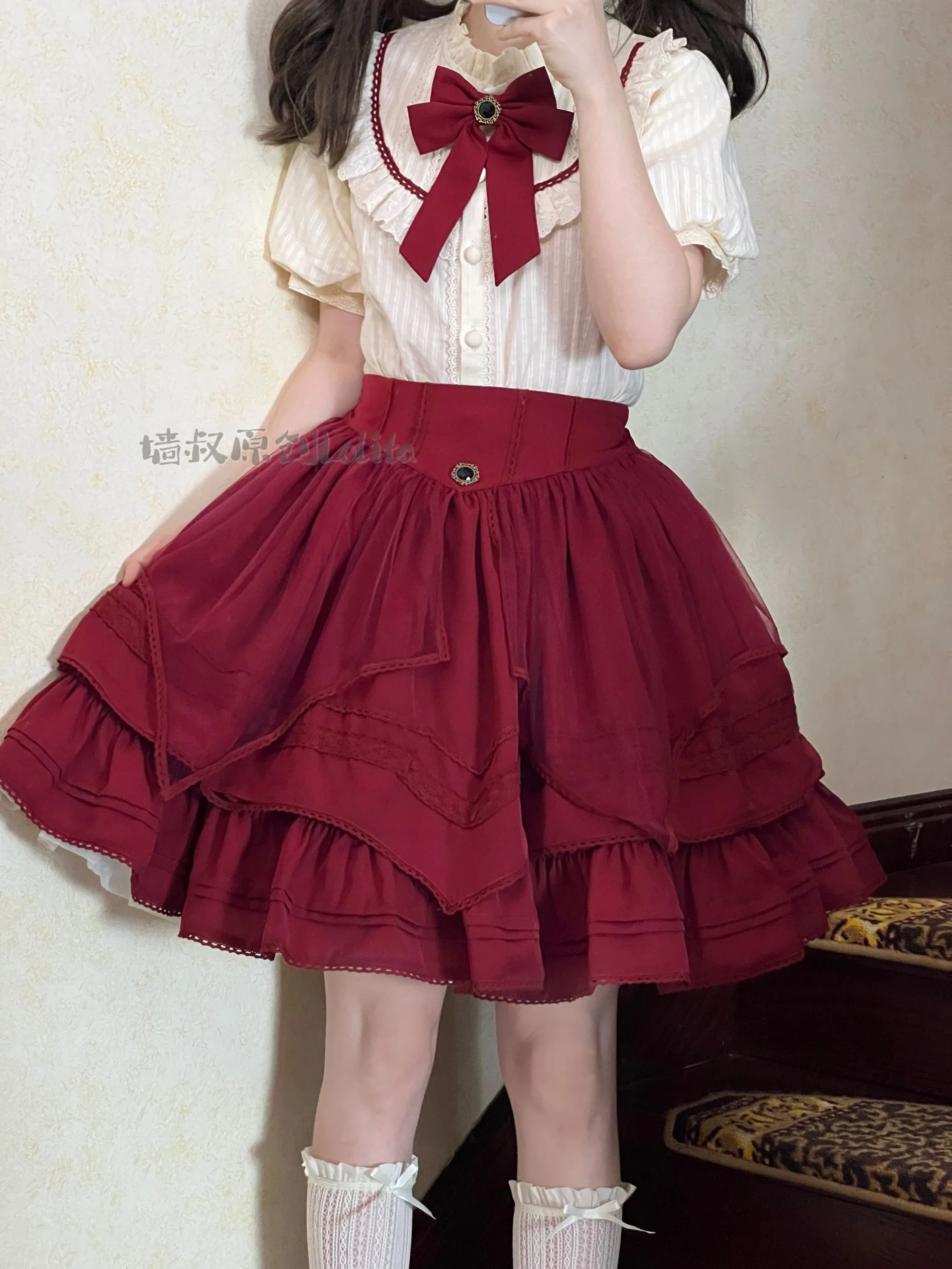Rich Girl - Elegant Lolita SK and Shirt - Image 32
