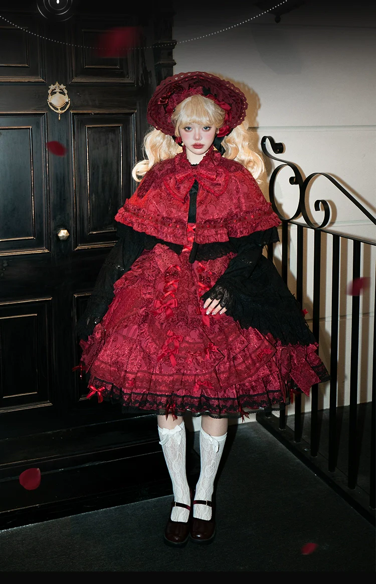 Lost Aqua - Vintage Lolita Cape BNT - Image 7