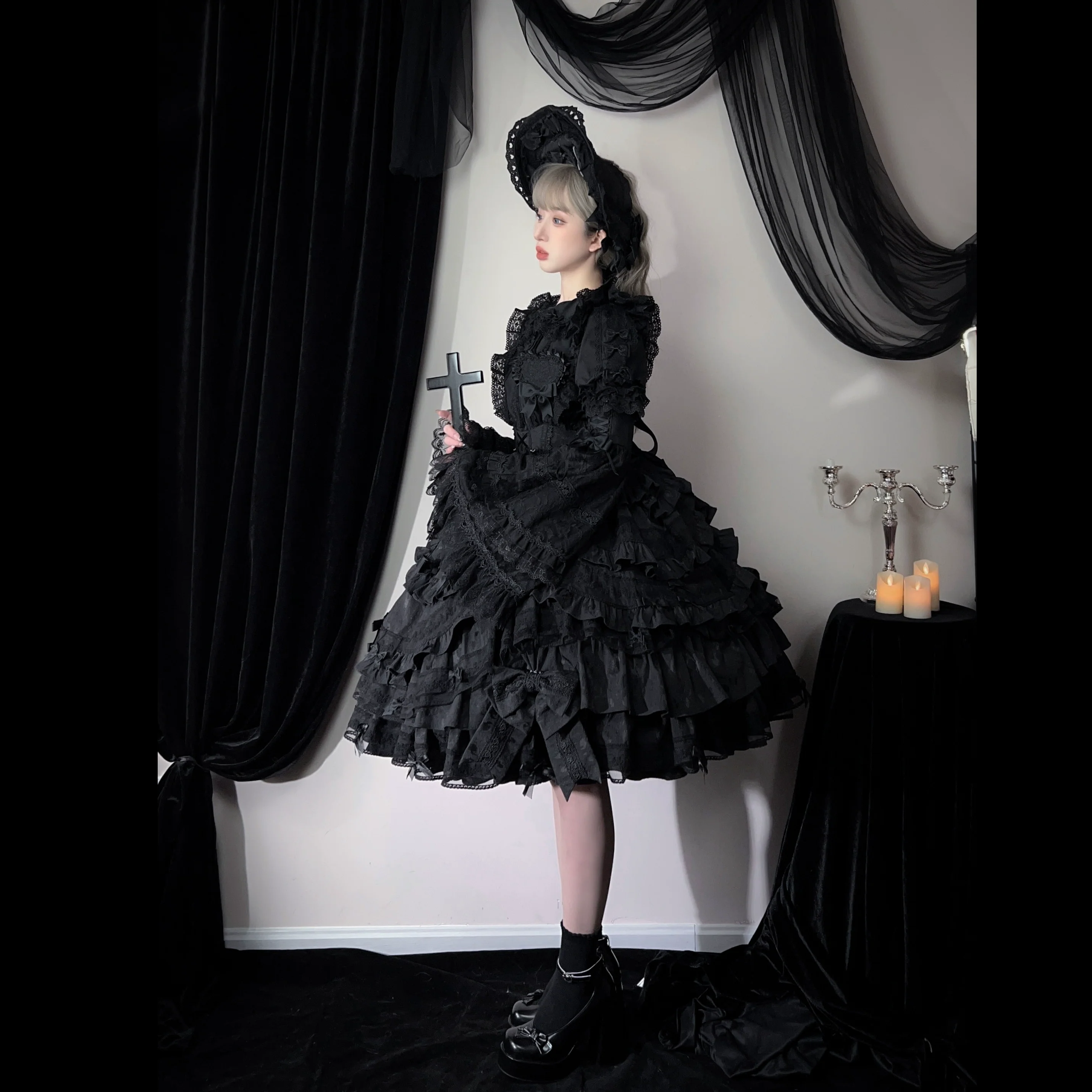 Lost Aqua - Vintage Lolita Cape BNT - Image 9