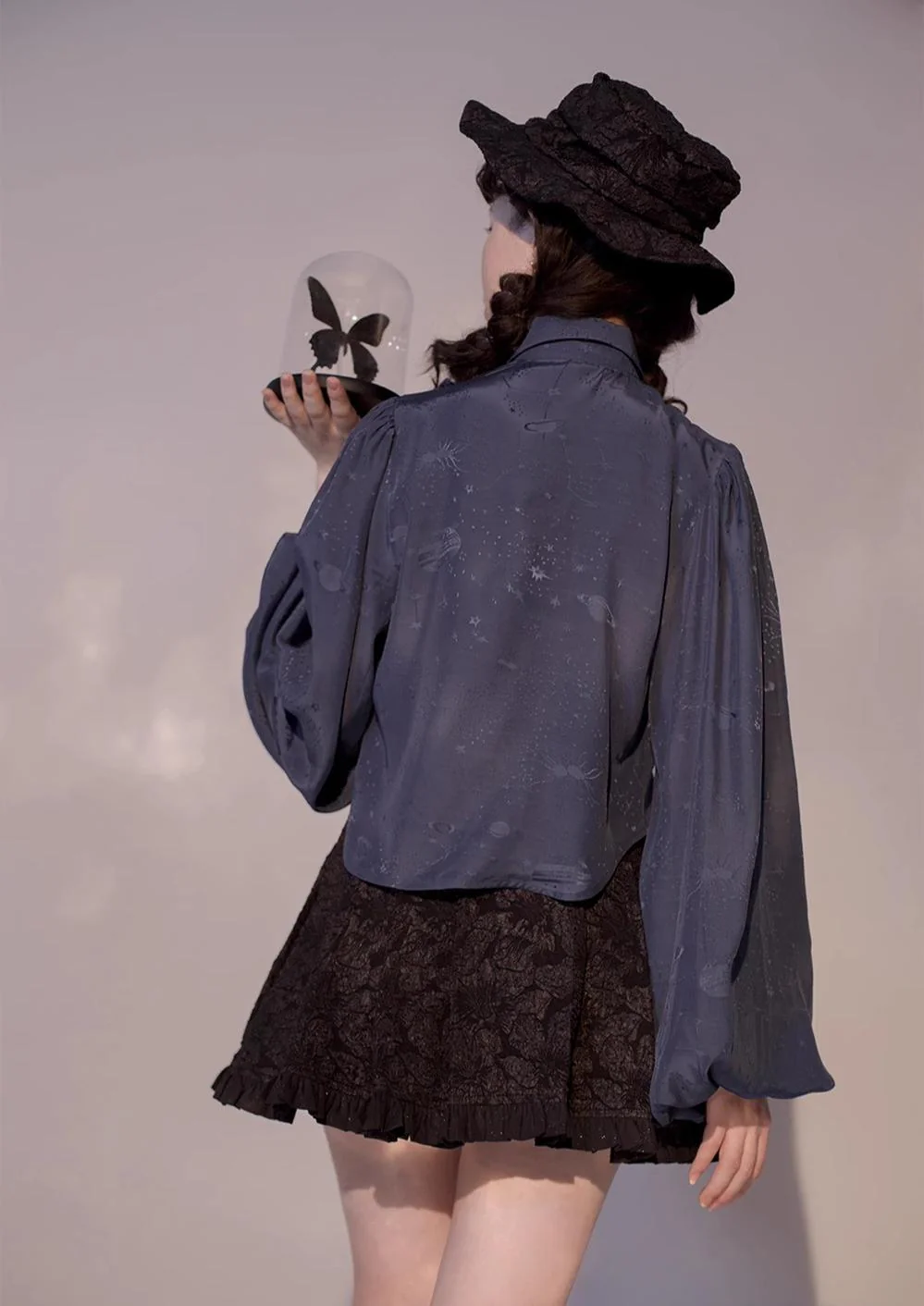 Starry for You - Vintage Lolita Shirt, American Retro Style Blouse - Image 12