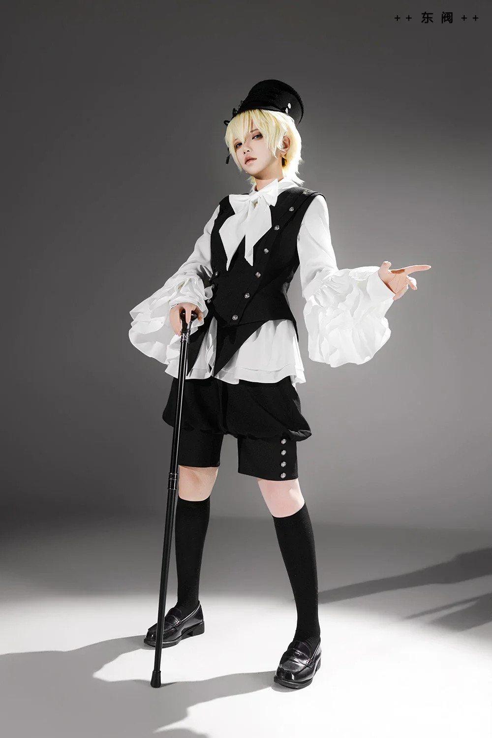 Ashes - Vintage Ouji Lolita Blouse and Shorts Set - Image 14