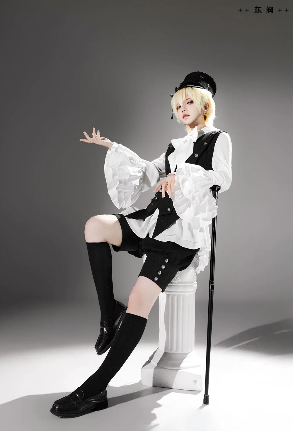 Ashes - Vintage Ouji Lolita Blouse and Shorts Set - Image 16