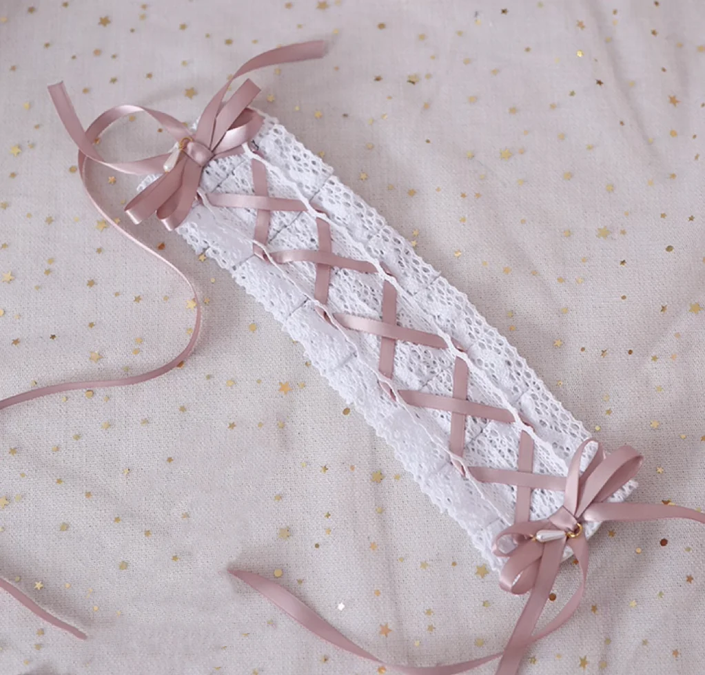 Xiaogui - Japanese Style Sweet Lolita Lace Headband Multicolors - Image 6