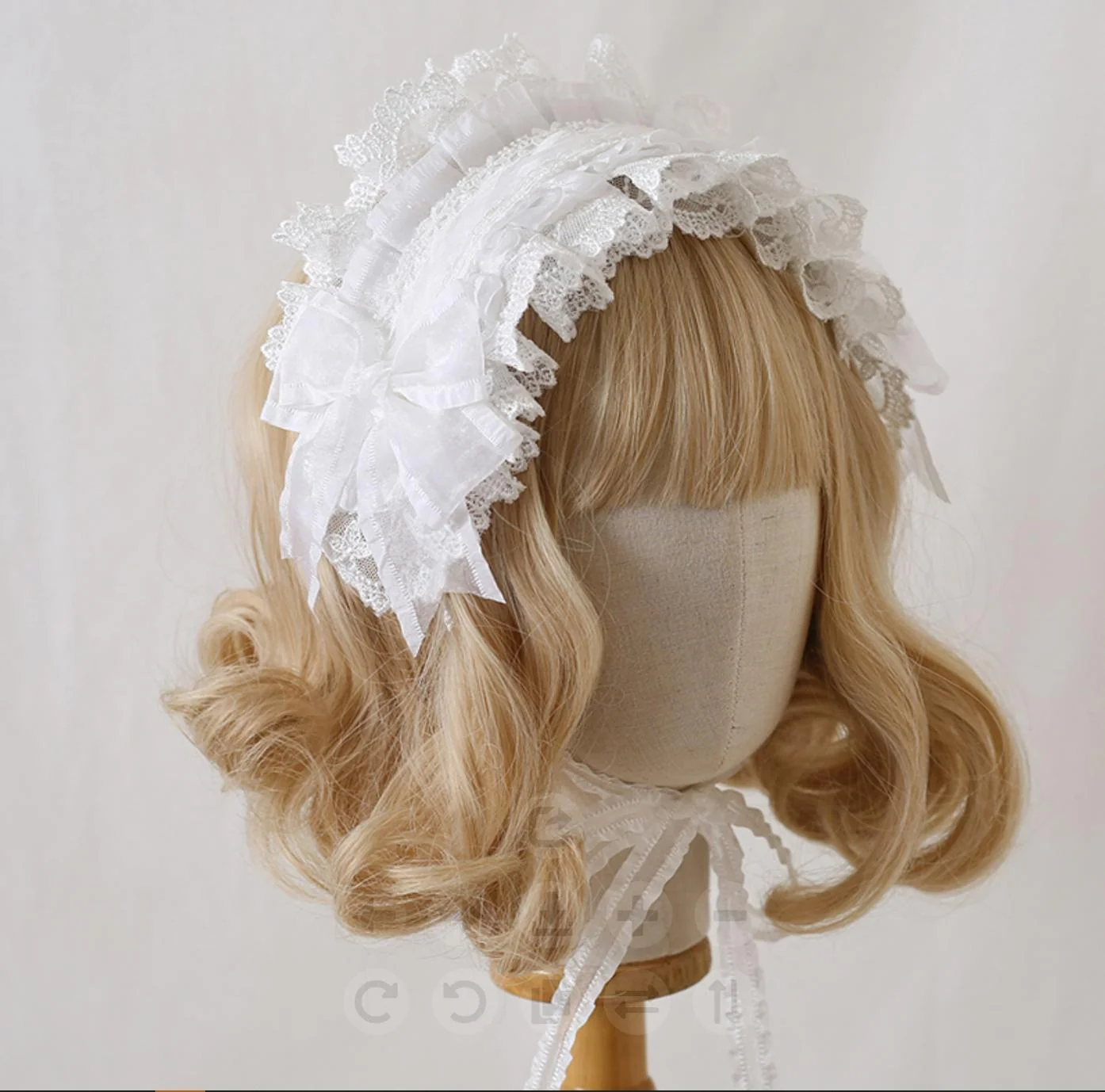 Xiaogui - Mood Limited - Elegant Lolita Headdress Bow Lace KC - Image 4